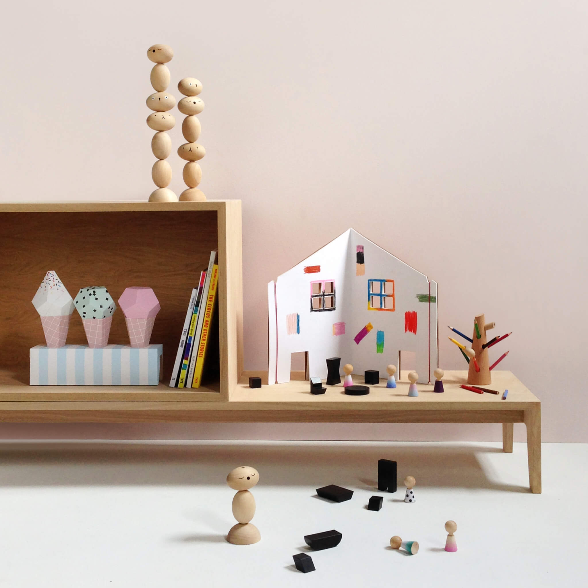 Doll House Colouring Book