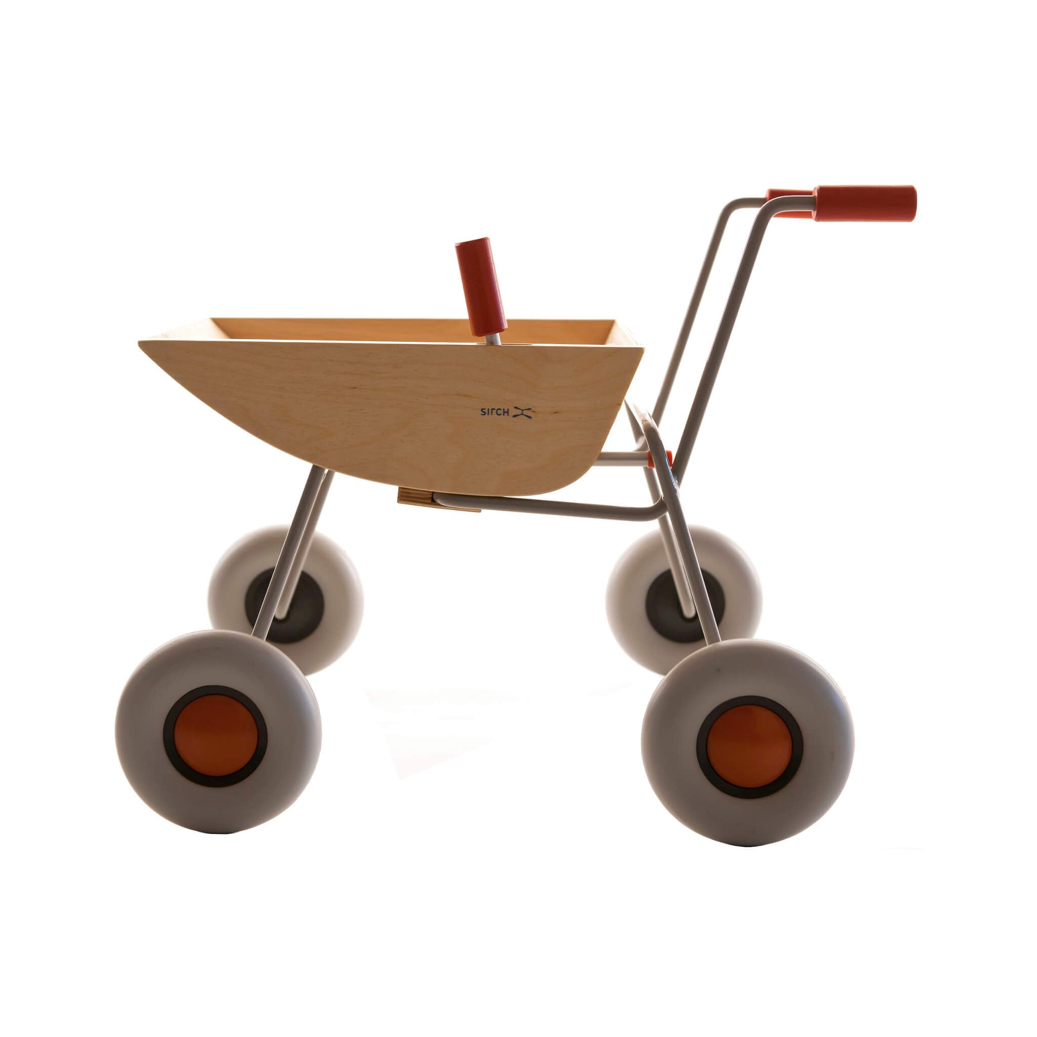 Walk Along Wooden Wheelbarrow