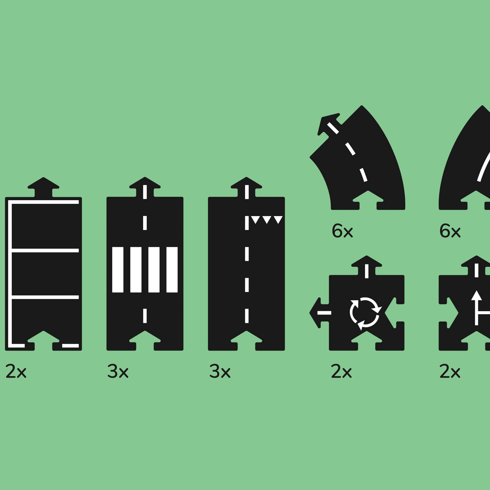 Adjustable Car Track - Highway (24 Piece Set)