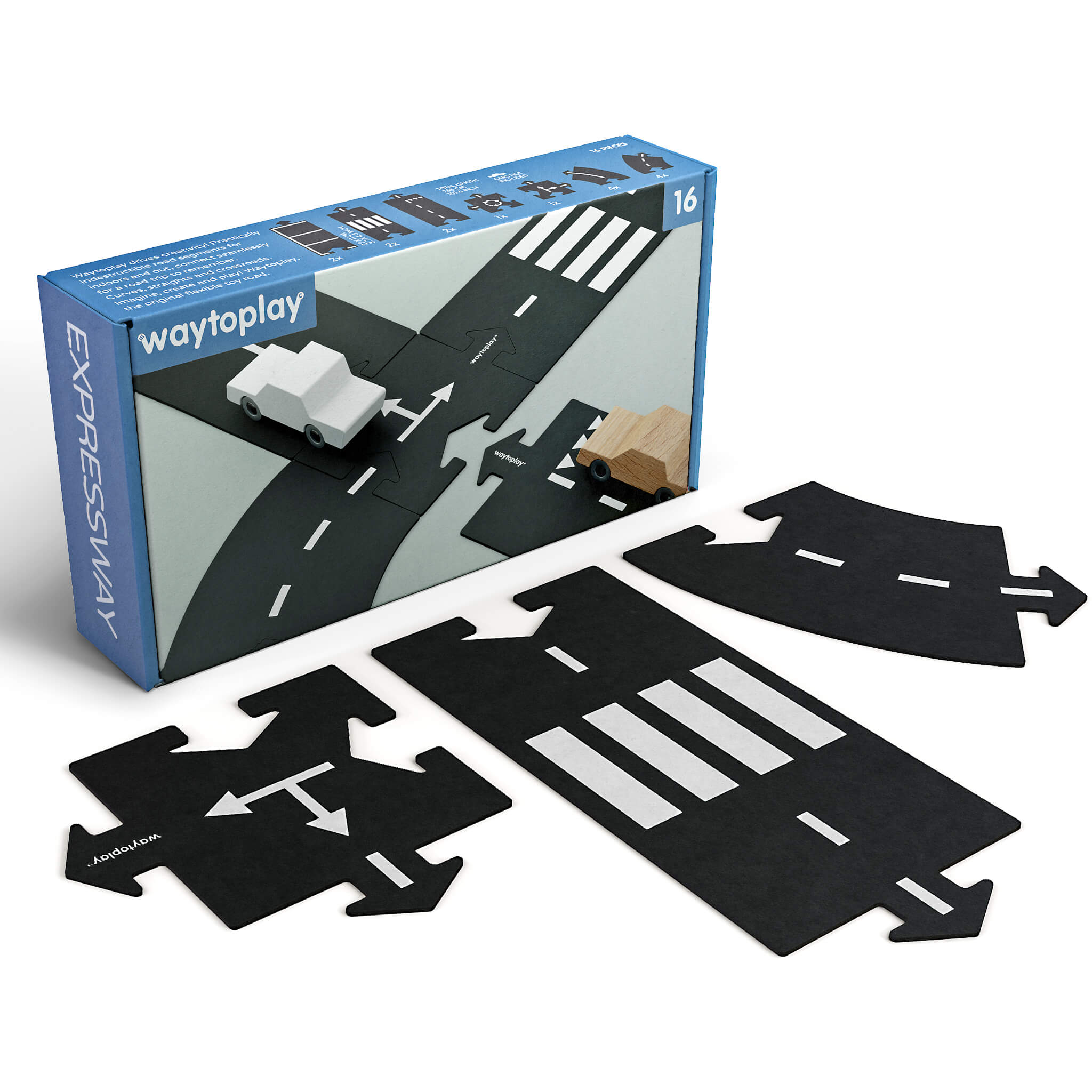 Adjustable Car Track - Expressway (16 Piece Set)