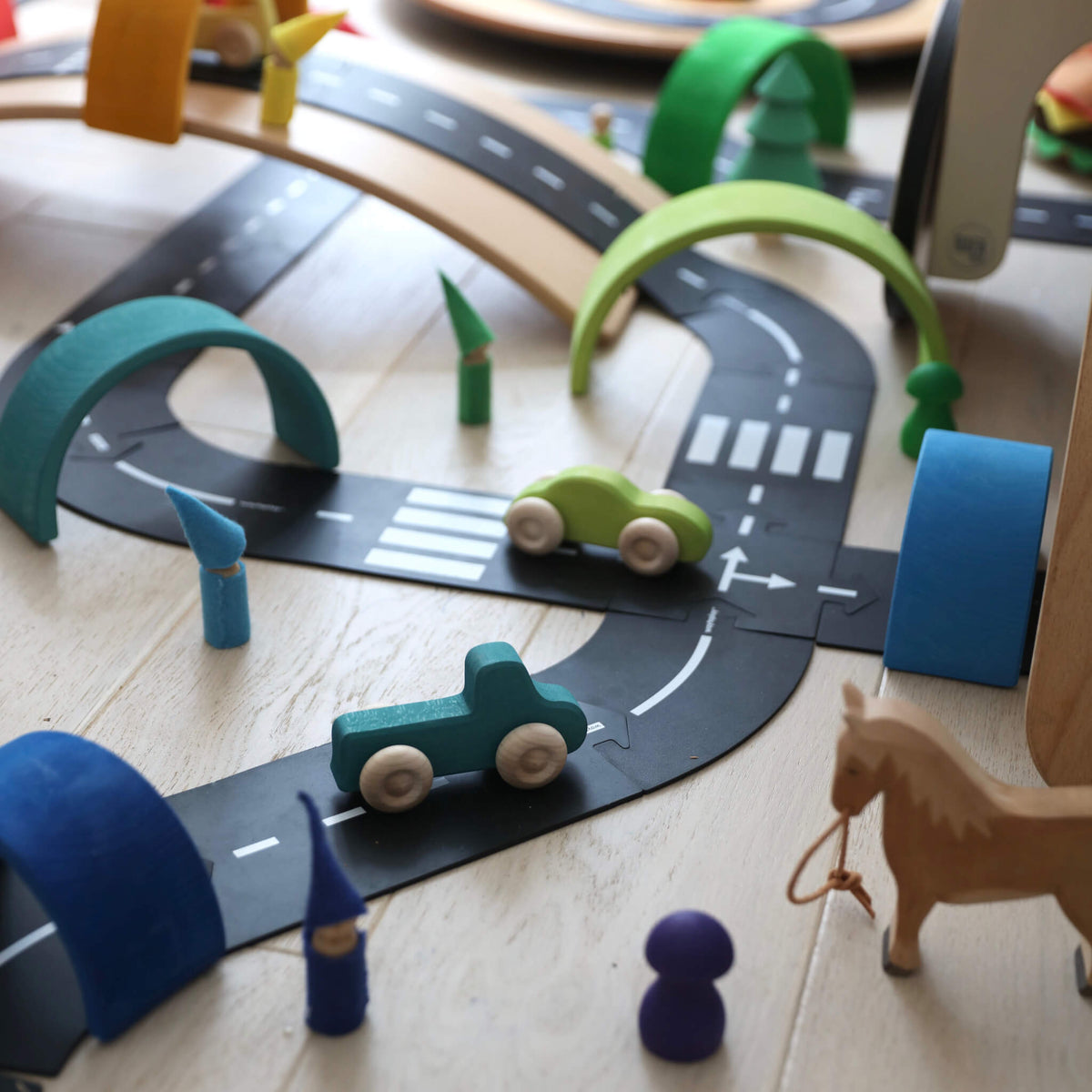 Adjustable Car Track - Ring Road (12 Piece Set)