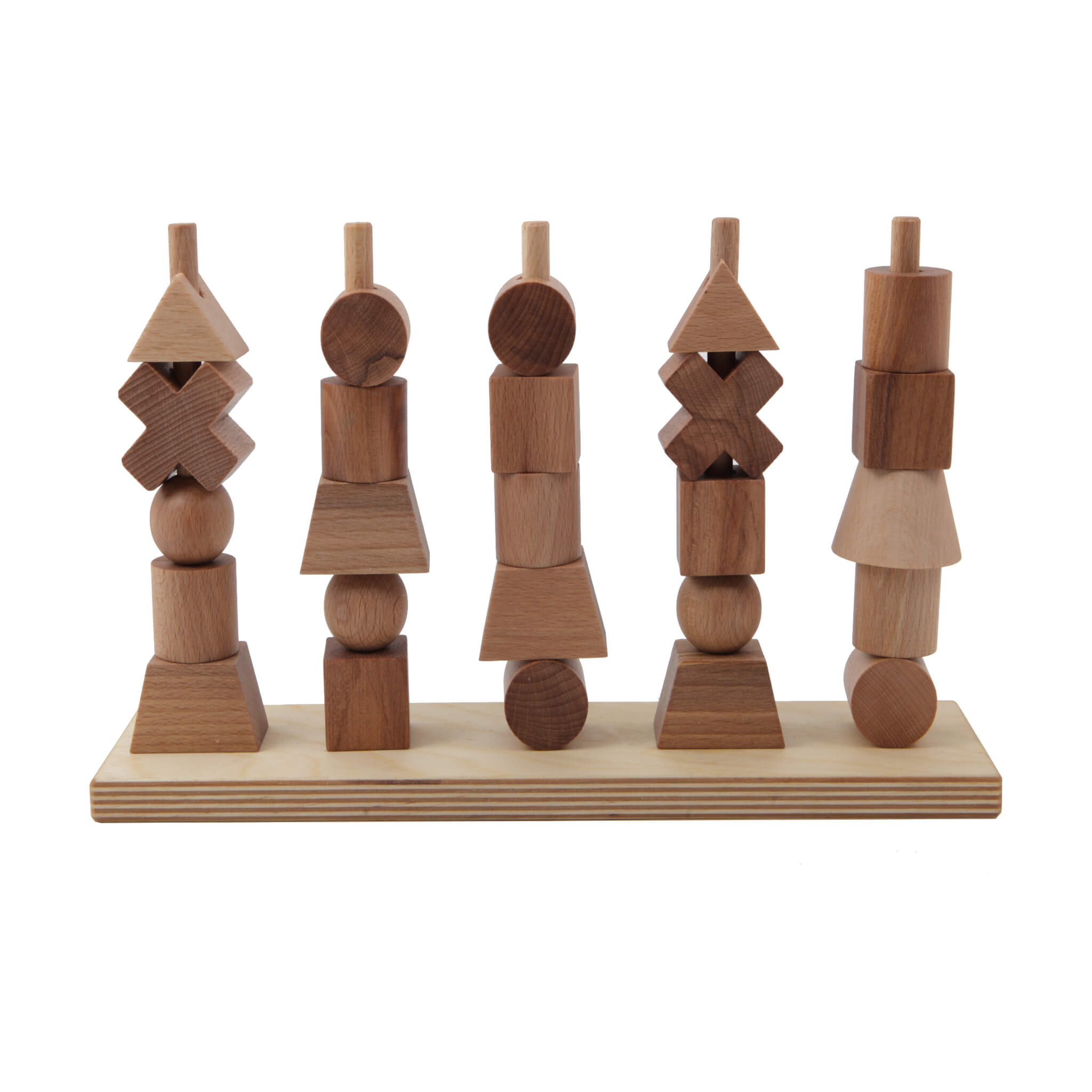 Wooden Story Natural Stacking Toy