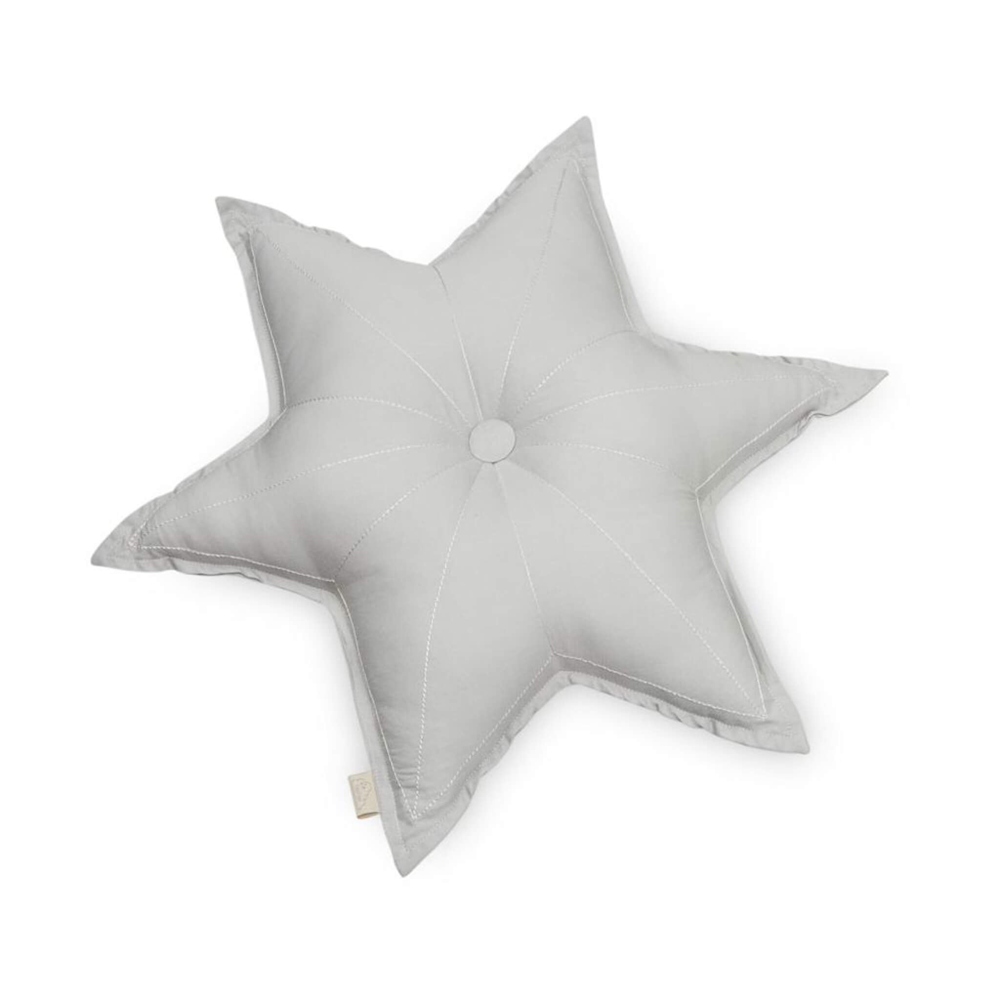 Cam Cam Copenhagen Quilted Star Cushion in Grey