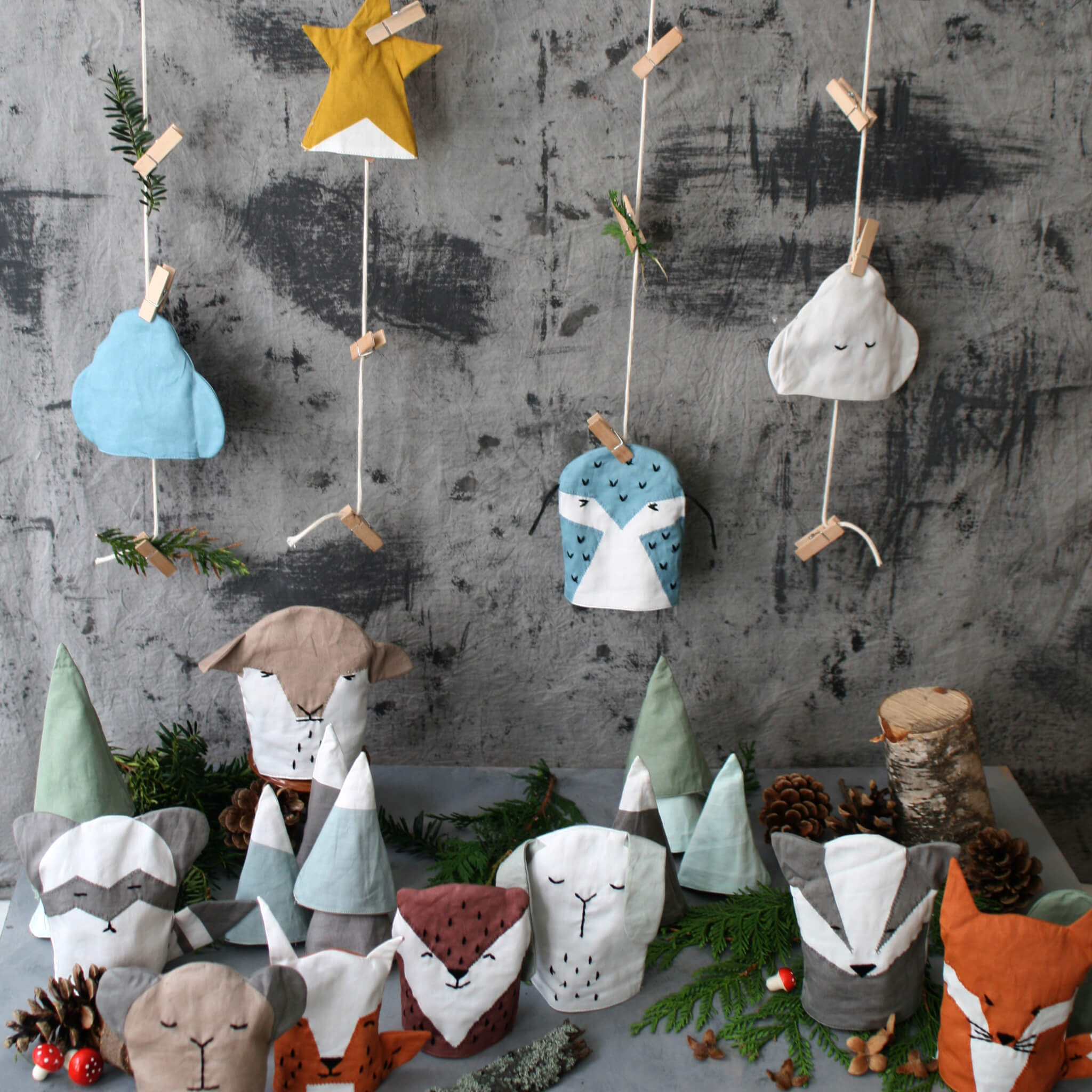 In the Woods Reversible Christmas Advent Calendar