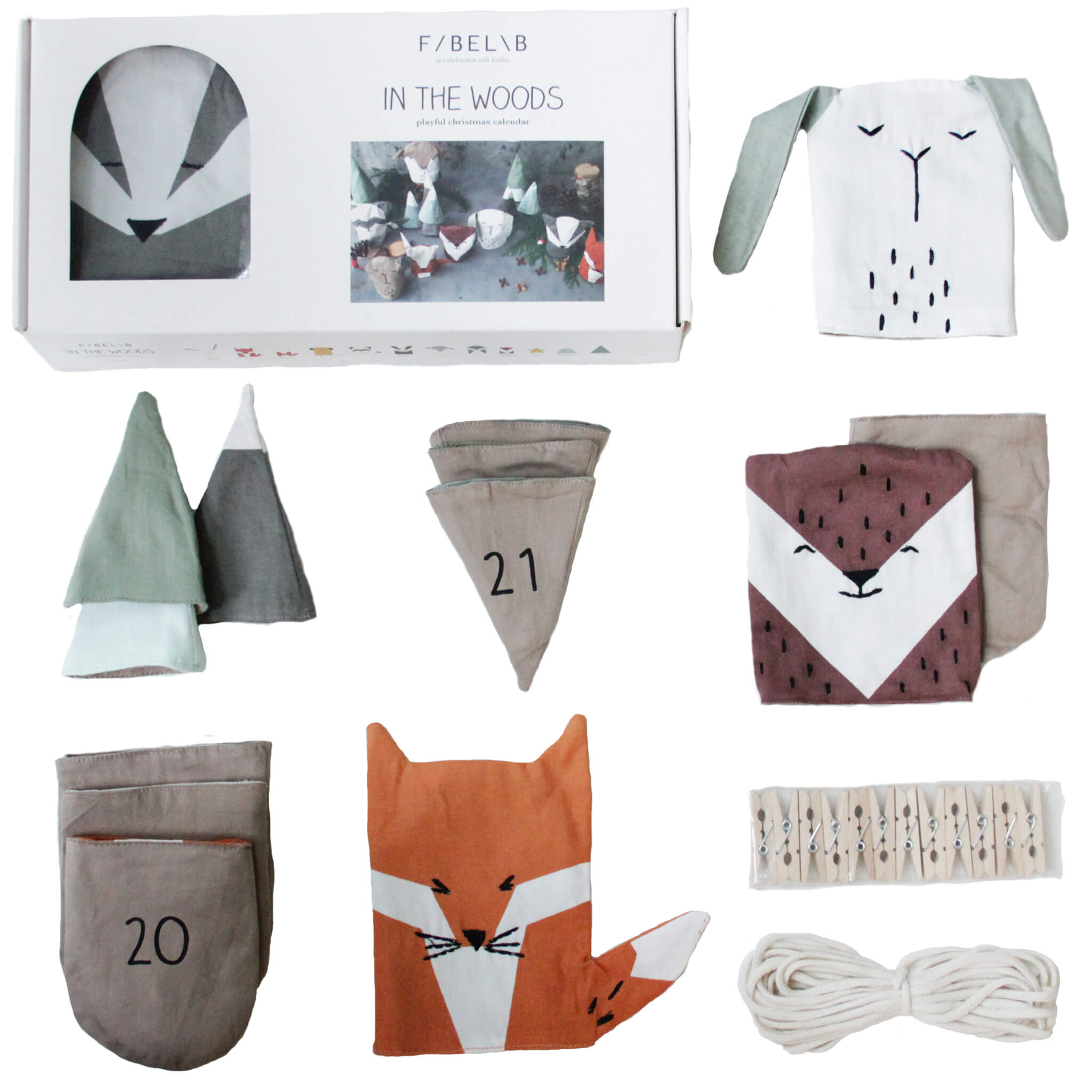 In the Woods Reversible Christmas Advent Calendar