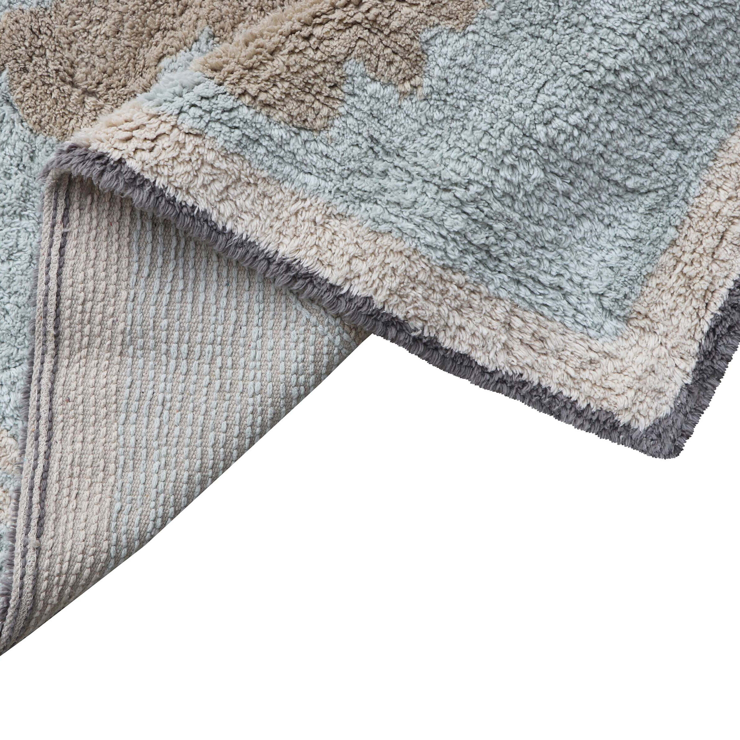 Washable Rug Vintage Map