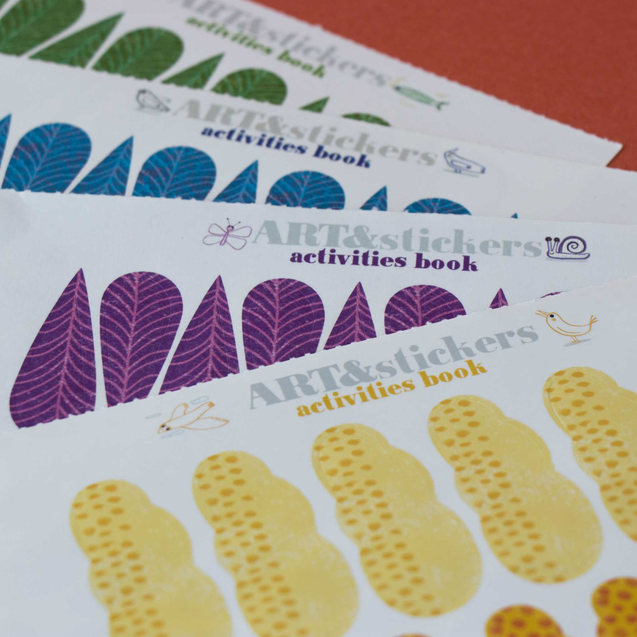 Londji Art & Stickers Activity Book Showing Stickers