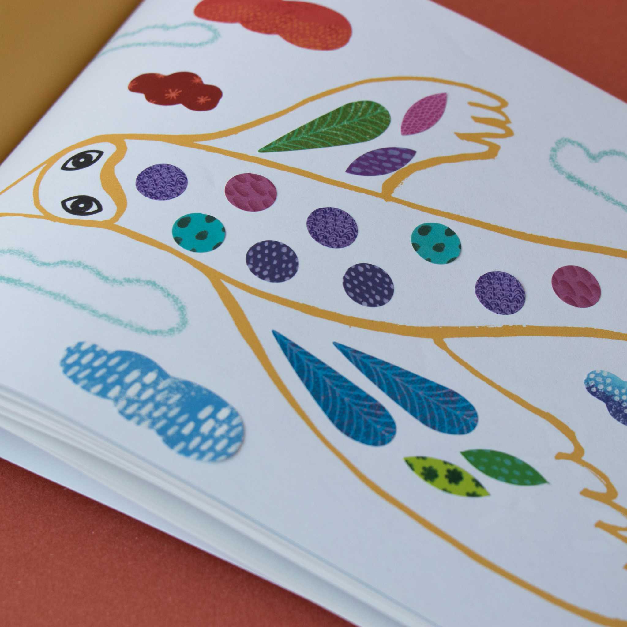 Londji Art & Stickers Activity Book Bird Page