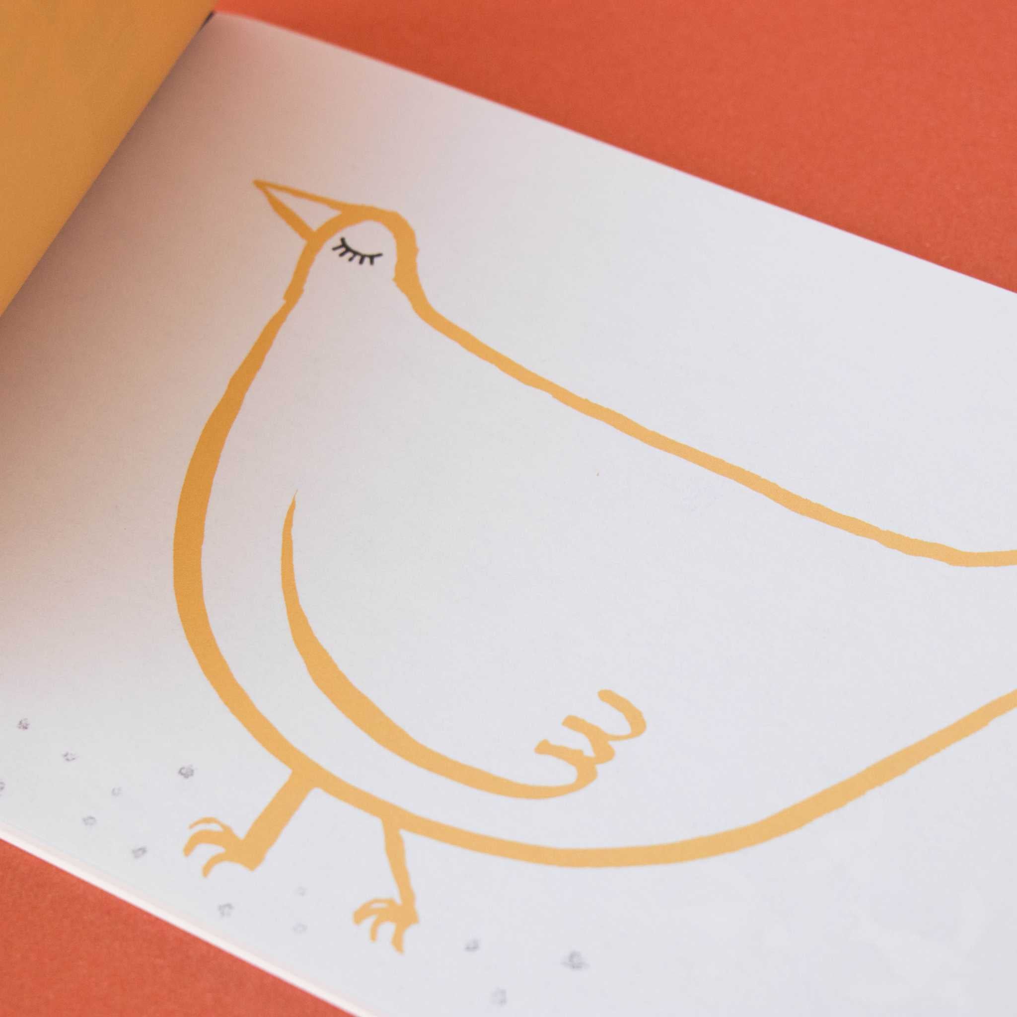 Londji Art & Stickers Activity Book Showing Bird Page