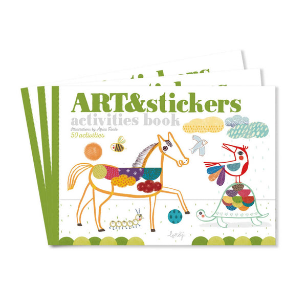 Londji Art & Stickers Activity Book Front Cover 