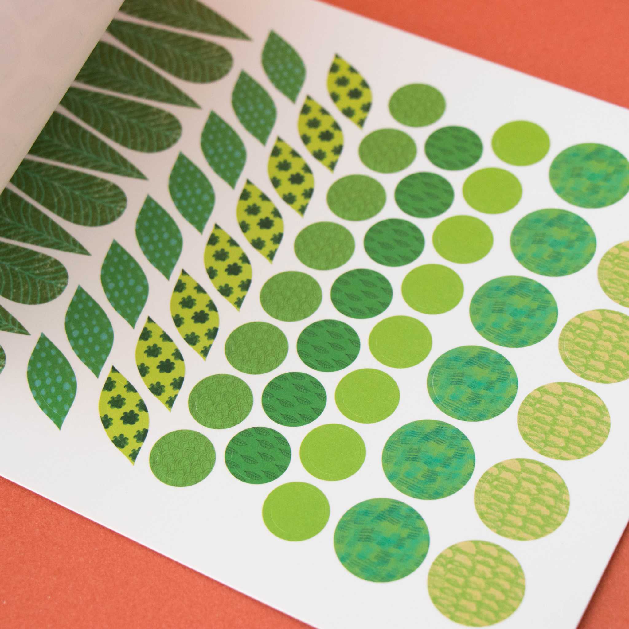 Londji Art & Stickers Activity Book Showing Green Stickers