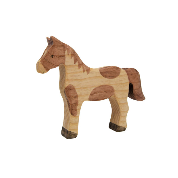 Eric & Albert Wooden Patchy Horse Toy