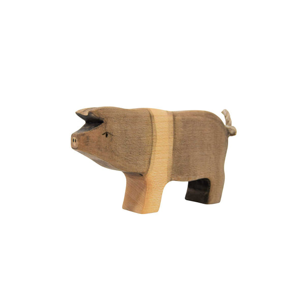 Eric & Albert Wooden Saddleback Pig Toy