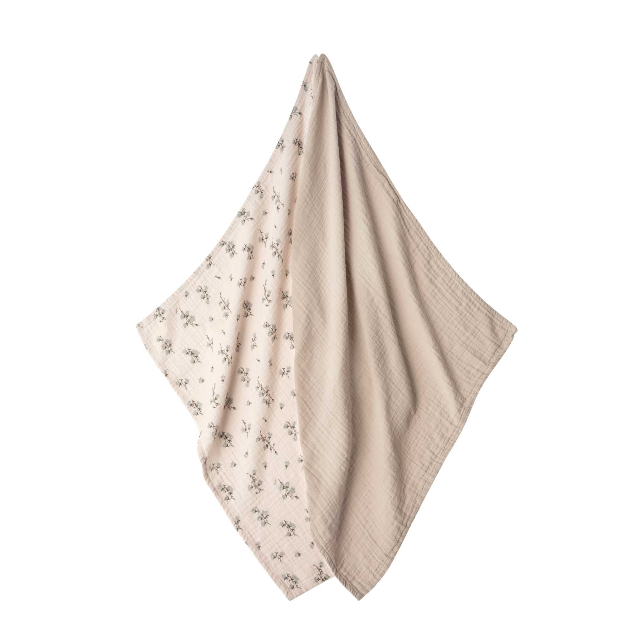 Bluebell Muslin Burp Cloths 3-pack, 40X40 cm - Garbo & Friends @ RoyalDesign