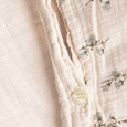 Garbo & Friends Bluebell Muslin Toddler Bedding Set Close Up Detail