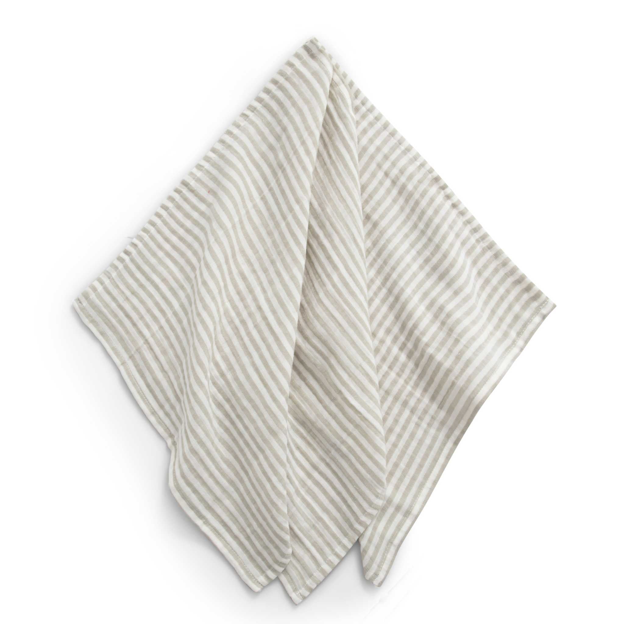 Garbo & Friends Stripe Anjou Muslin Cloths (3 Set) Opened Up