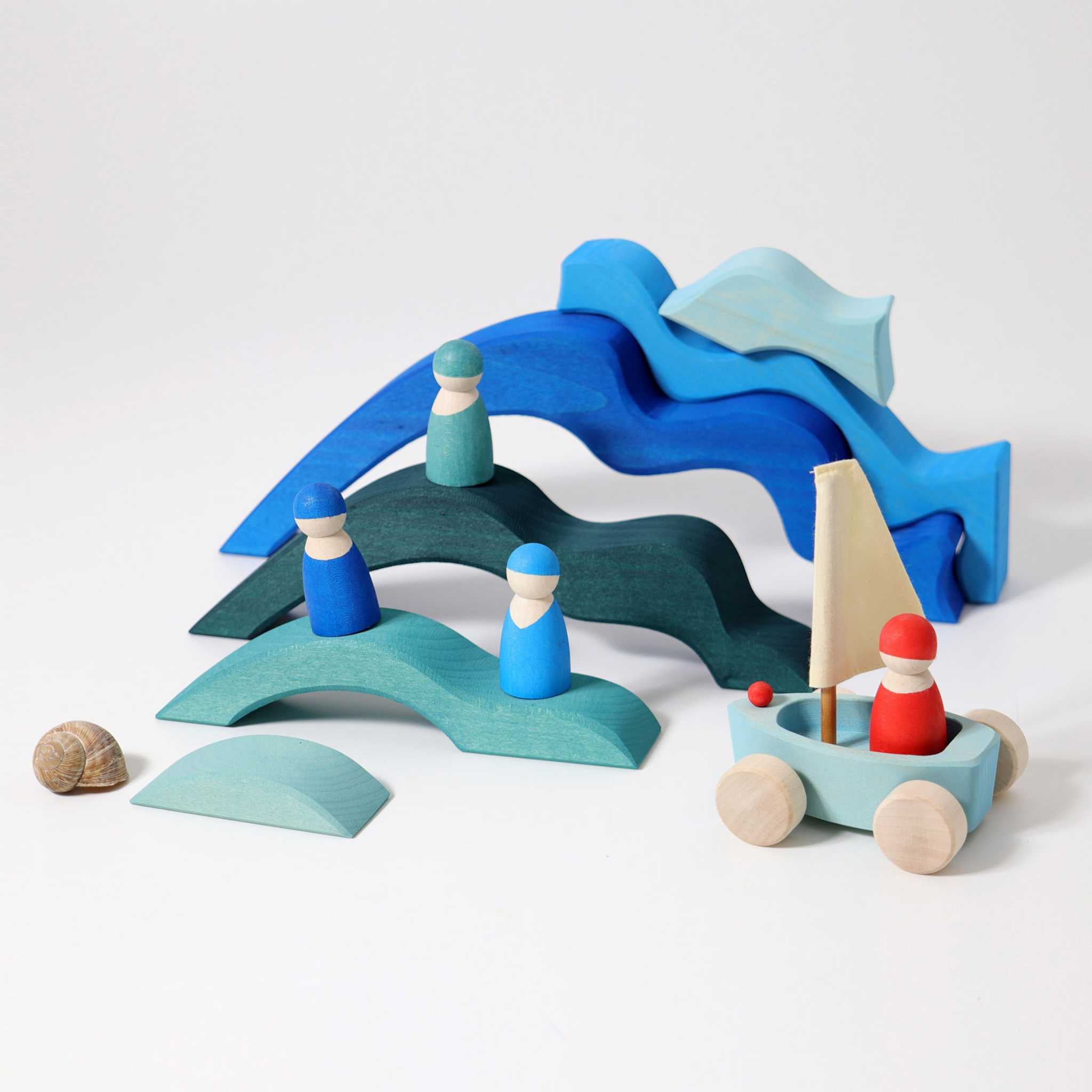 Grimm's Four Elements Building Set Large - Water Elements 