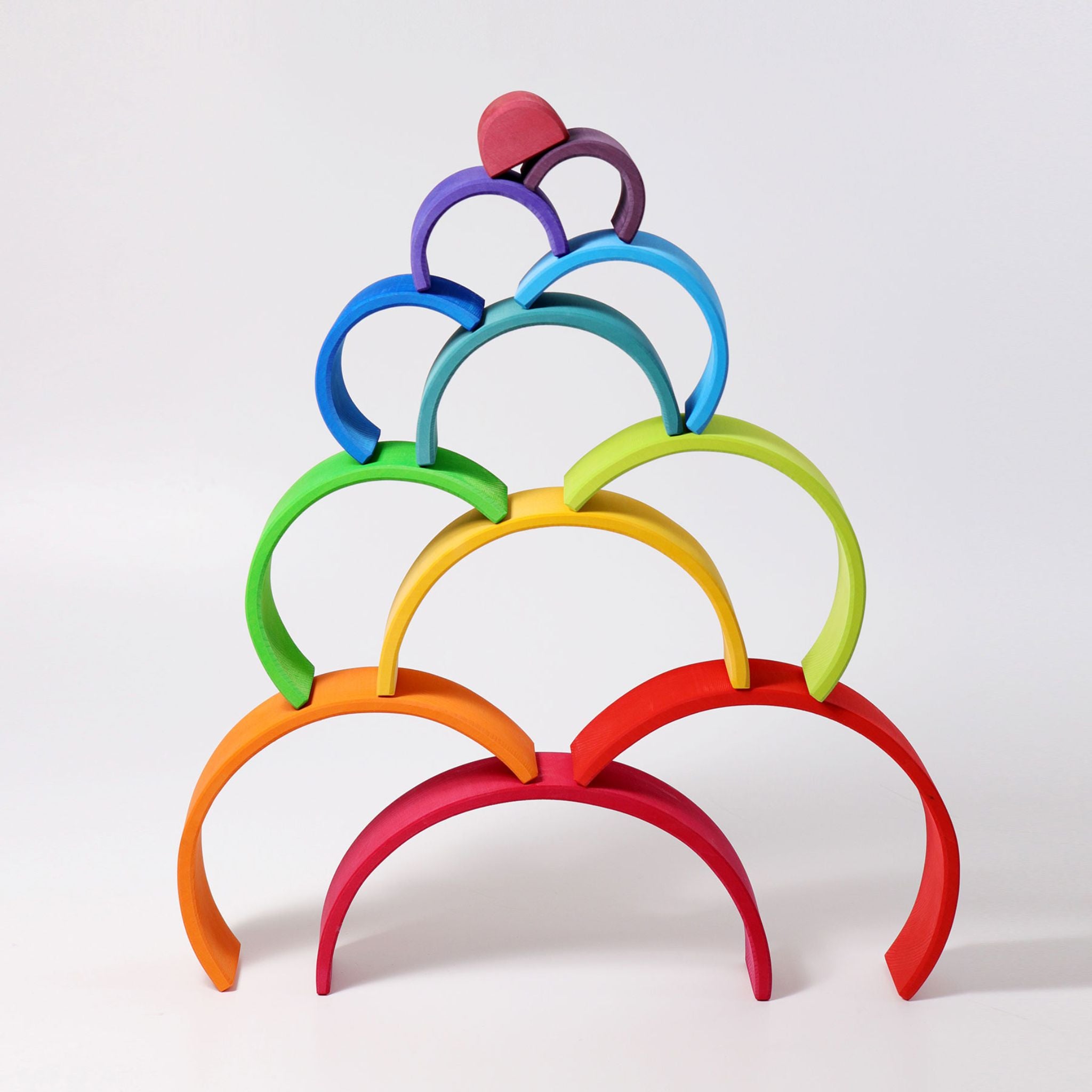 Grimm's Large Rainbow Pieces Stacked on Top 