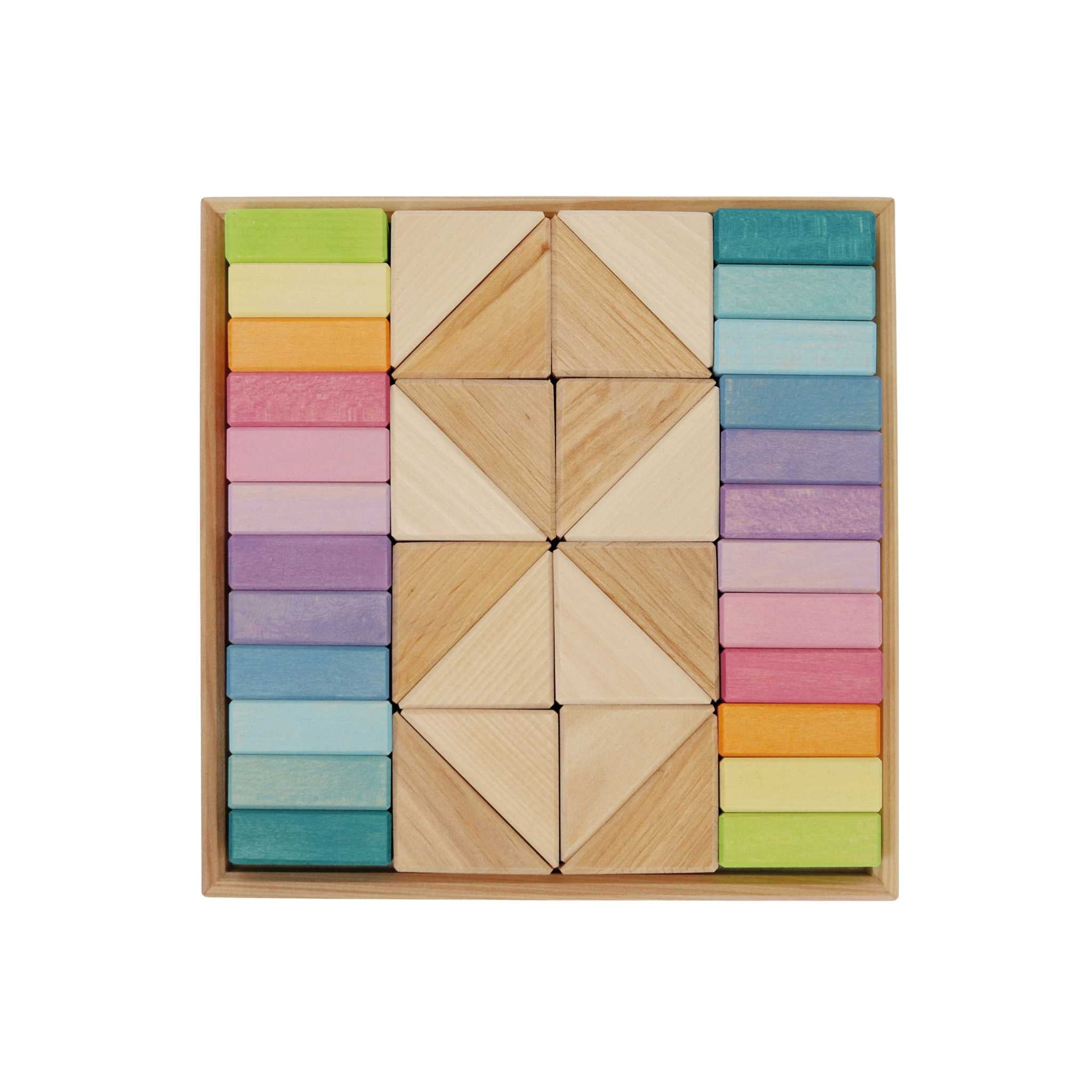 Grimm's Pastel Duo Building Blocks - Main Image