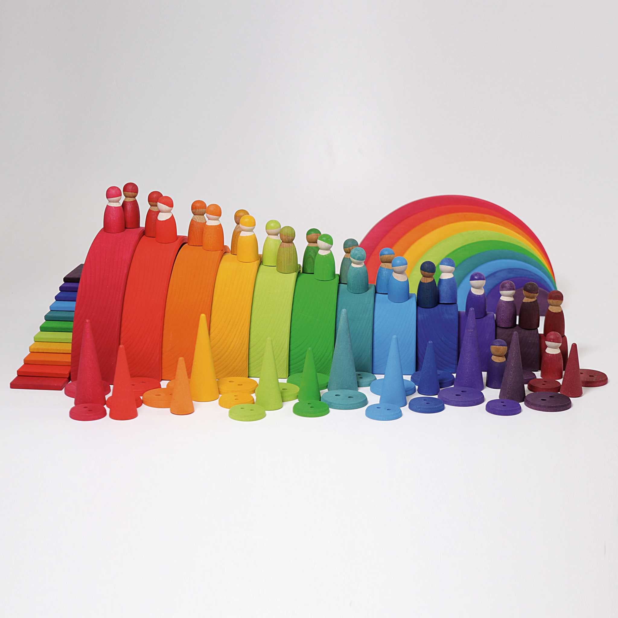 Grimm's Rainbow Forest with Other Grimm's Items 