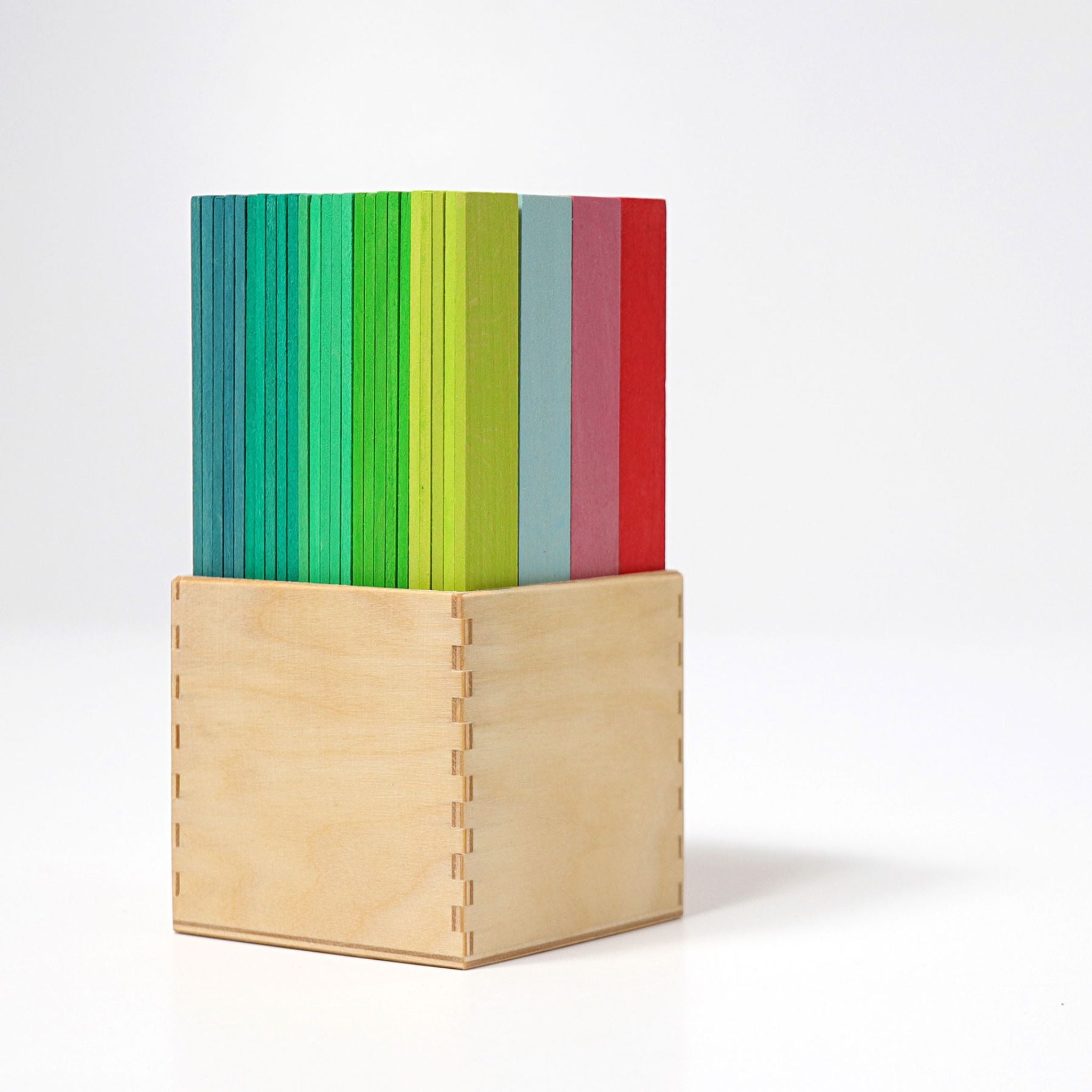 Grimm's Leonardo Wooden Sticks Shown in Box 