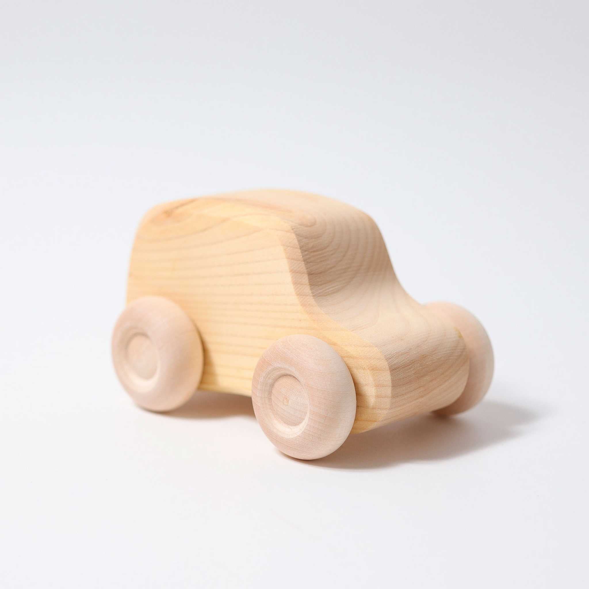 Grimm's Six Wooden Cars - One Version Face On