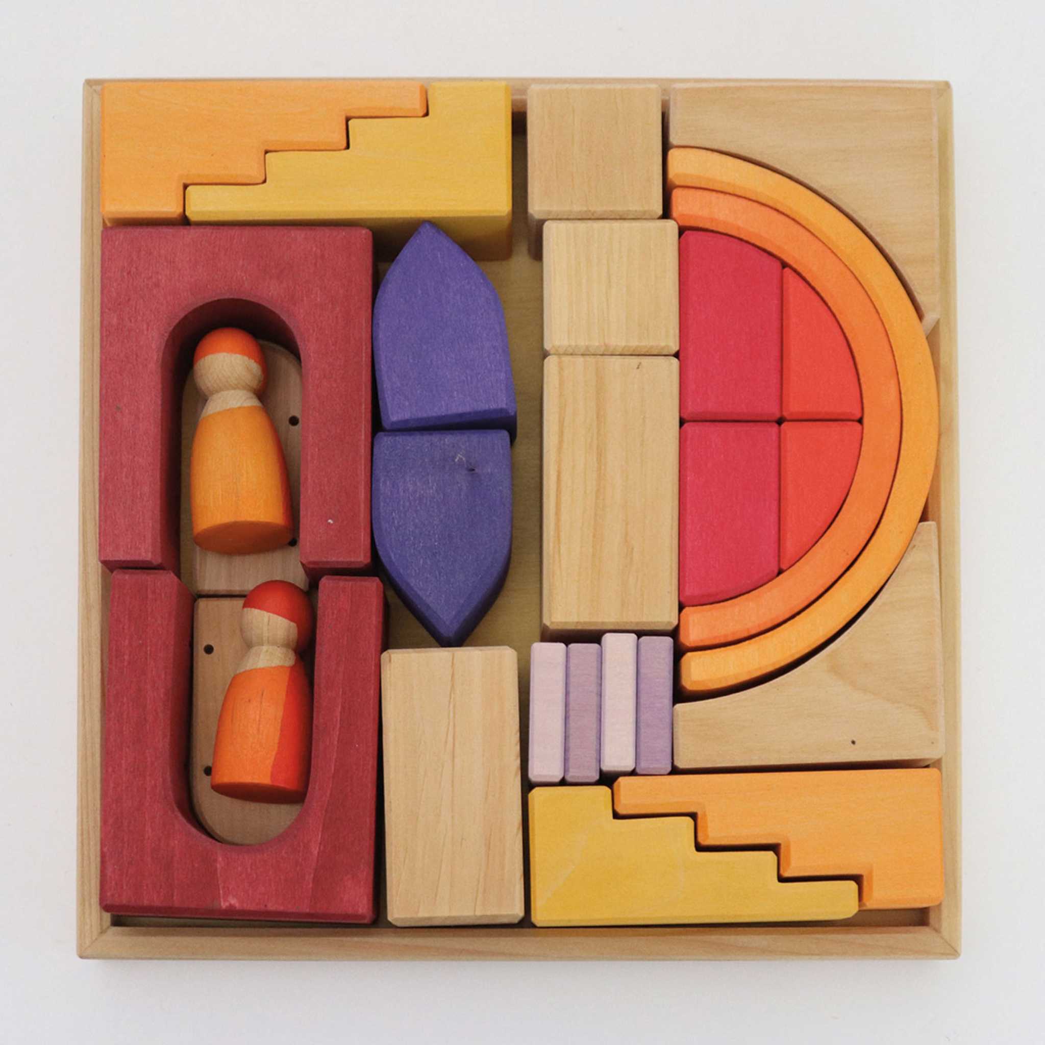 Grimm's Building World - Dessert Sands - Arranged In Box