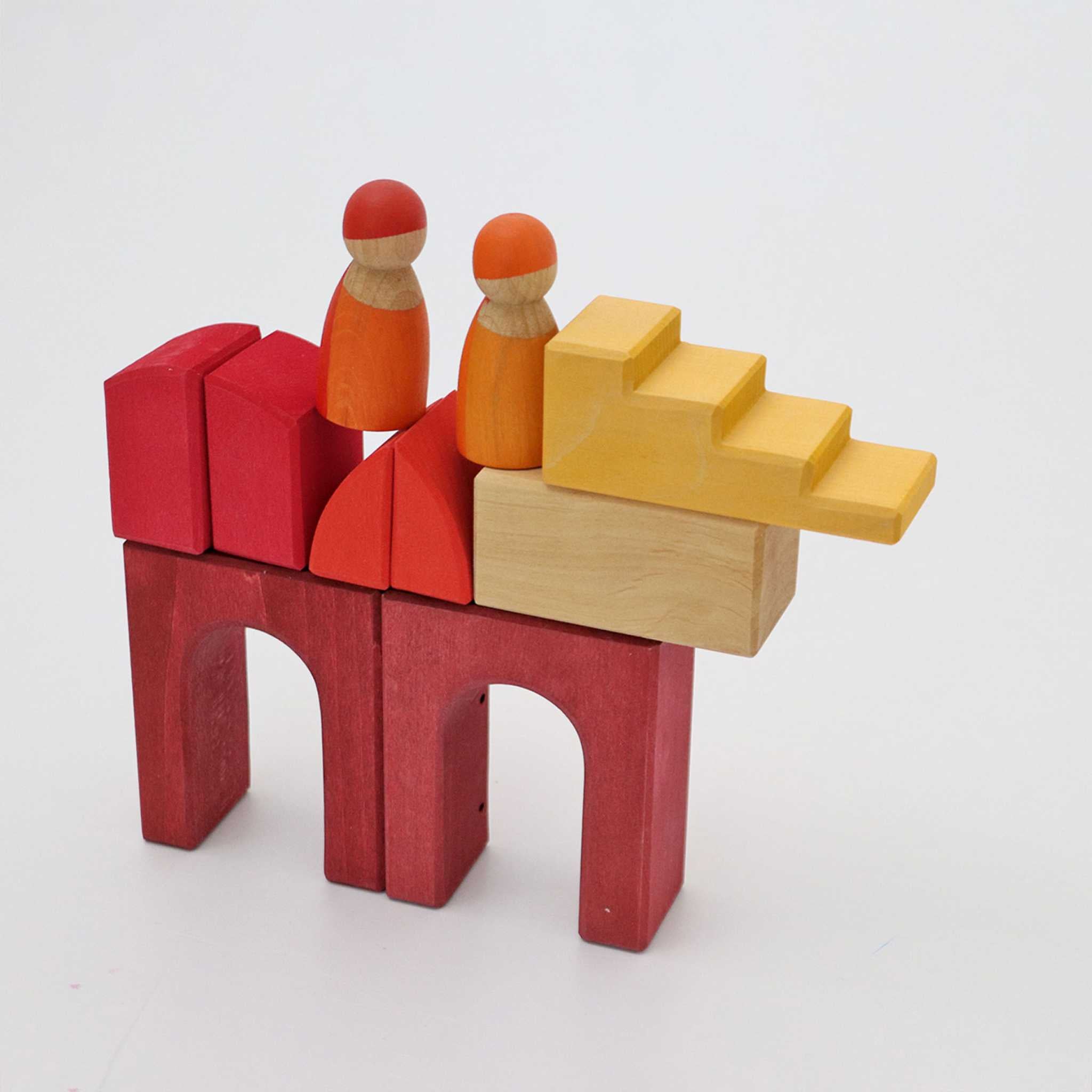 Grimm's Building World - Dessert Sands - Blocks And People