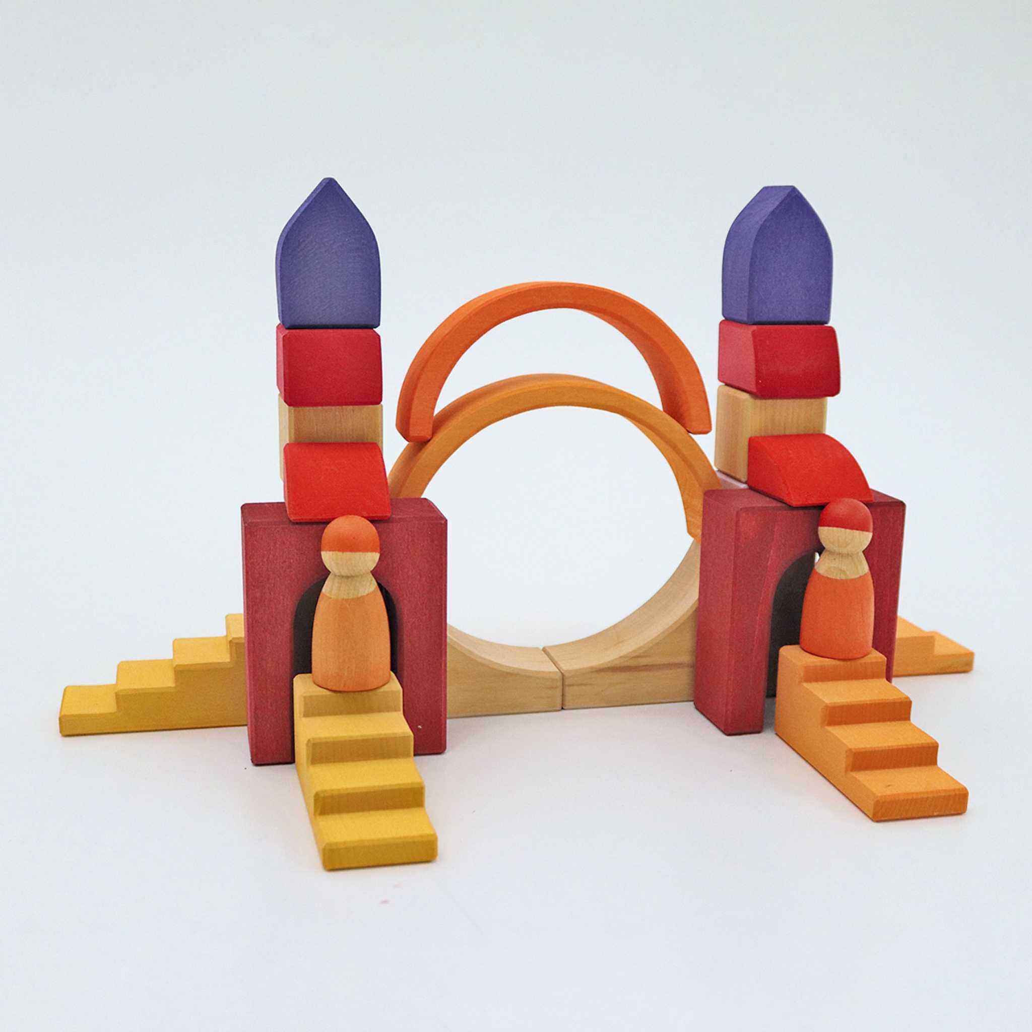 Grimm's Building World - Dessert Sands Building With Stairs
