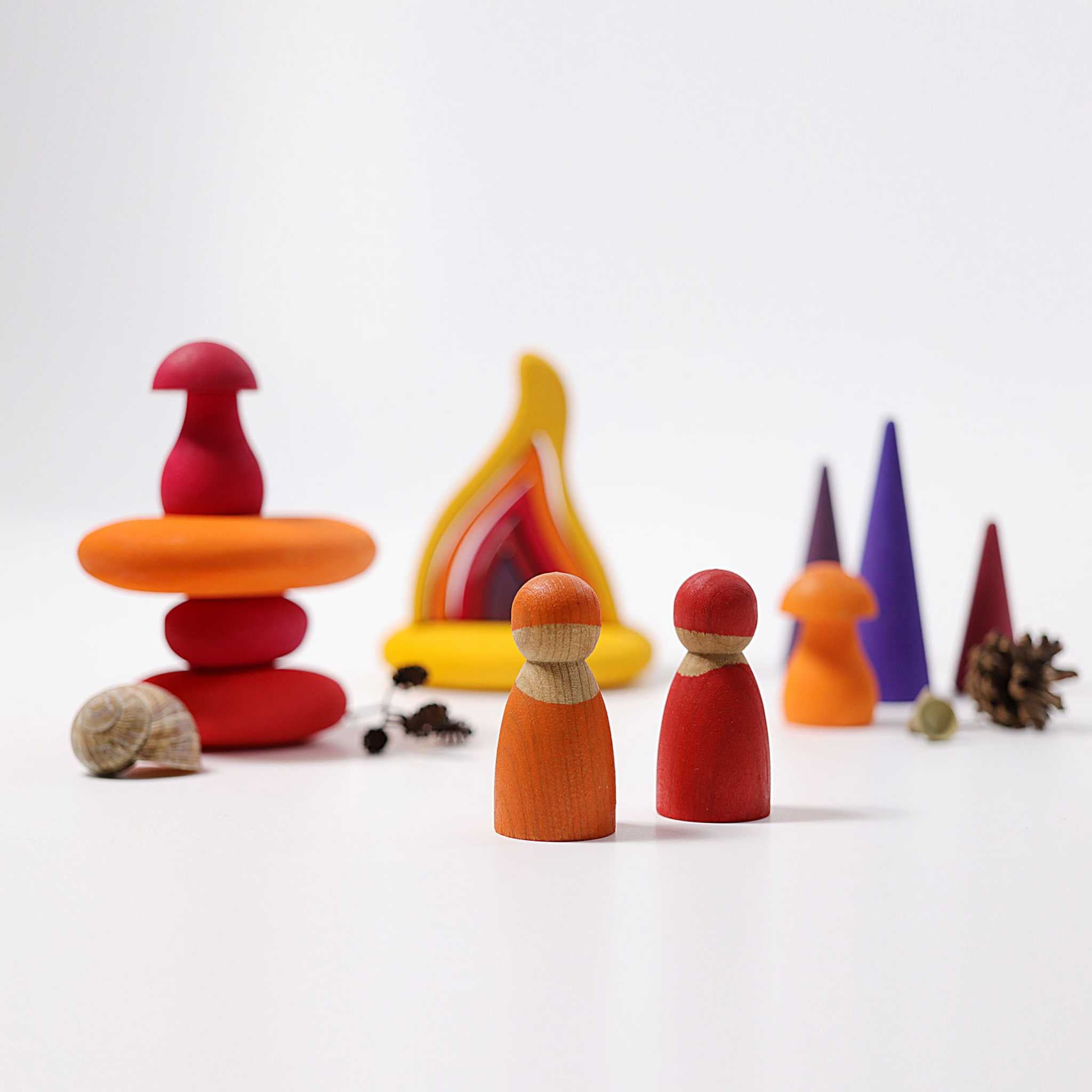 Grimm's Fire Pebbles With Grimm's Friends and Forest