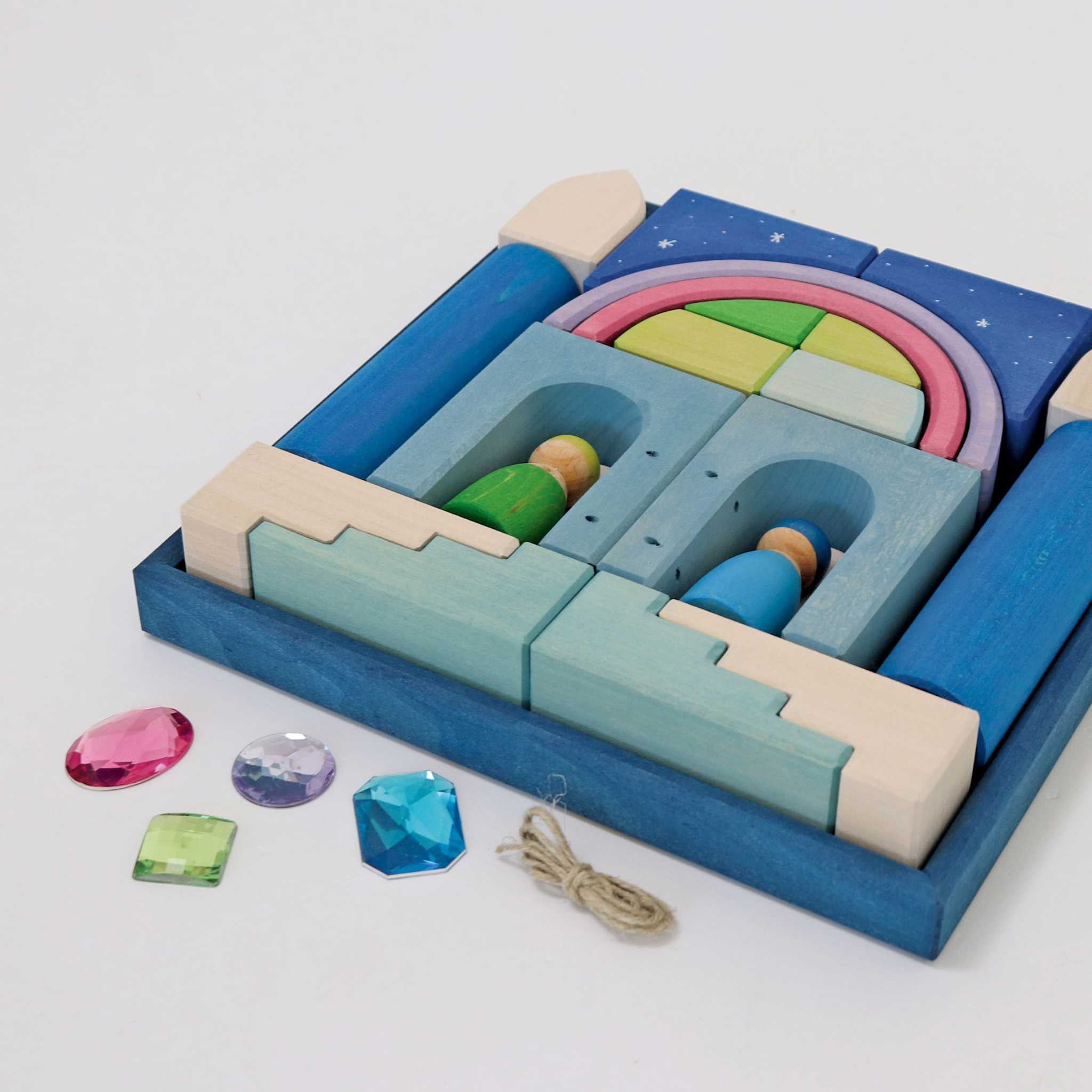 Grimm's Polar Light Play Building World Set  - Gems And String