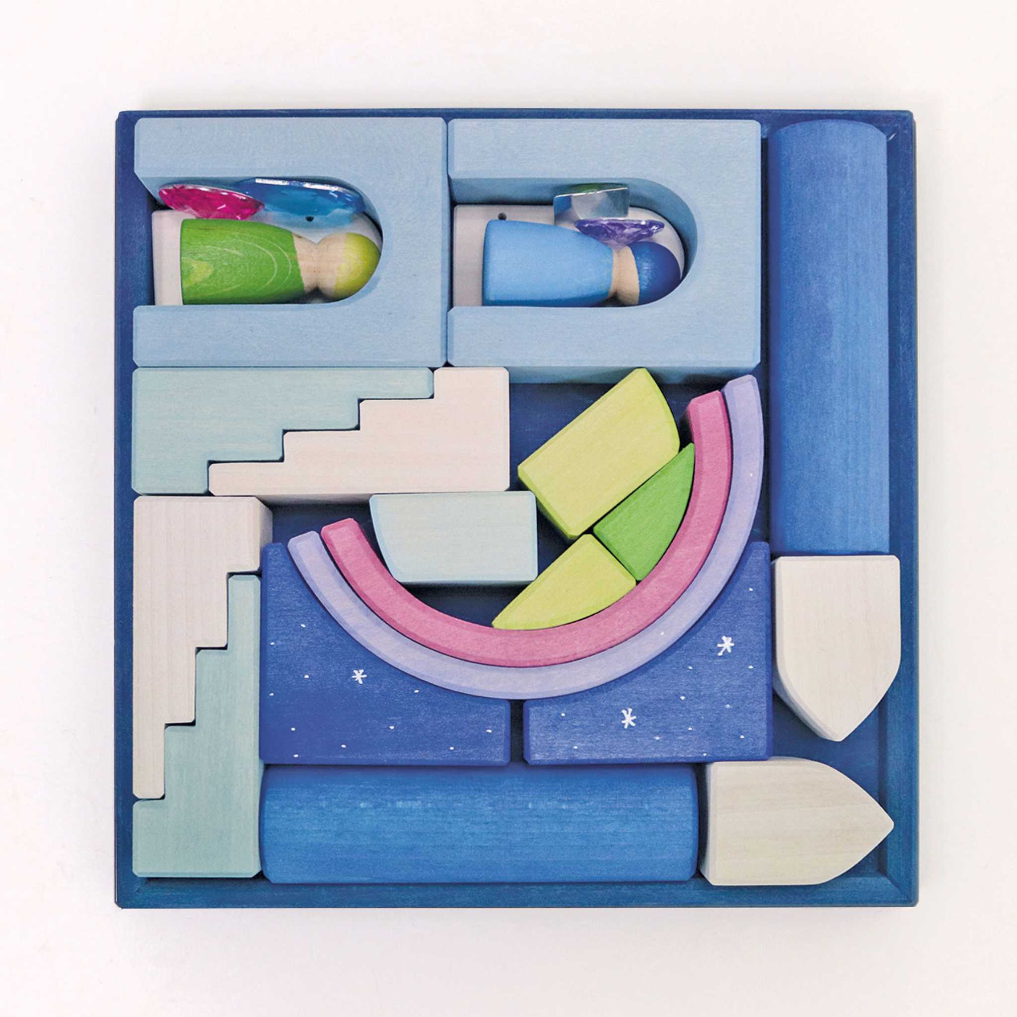 Grimm's Polar Light Play Building World Set  - In Box 