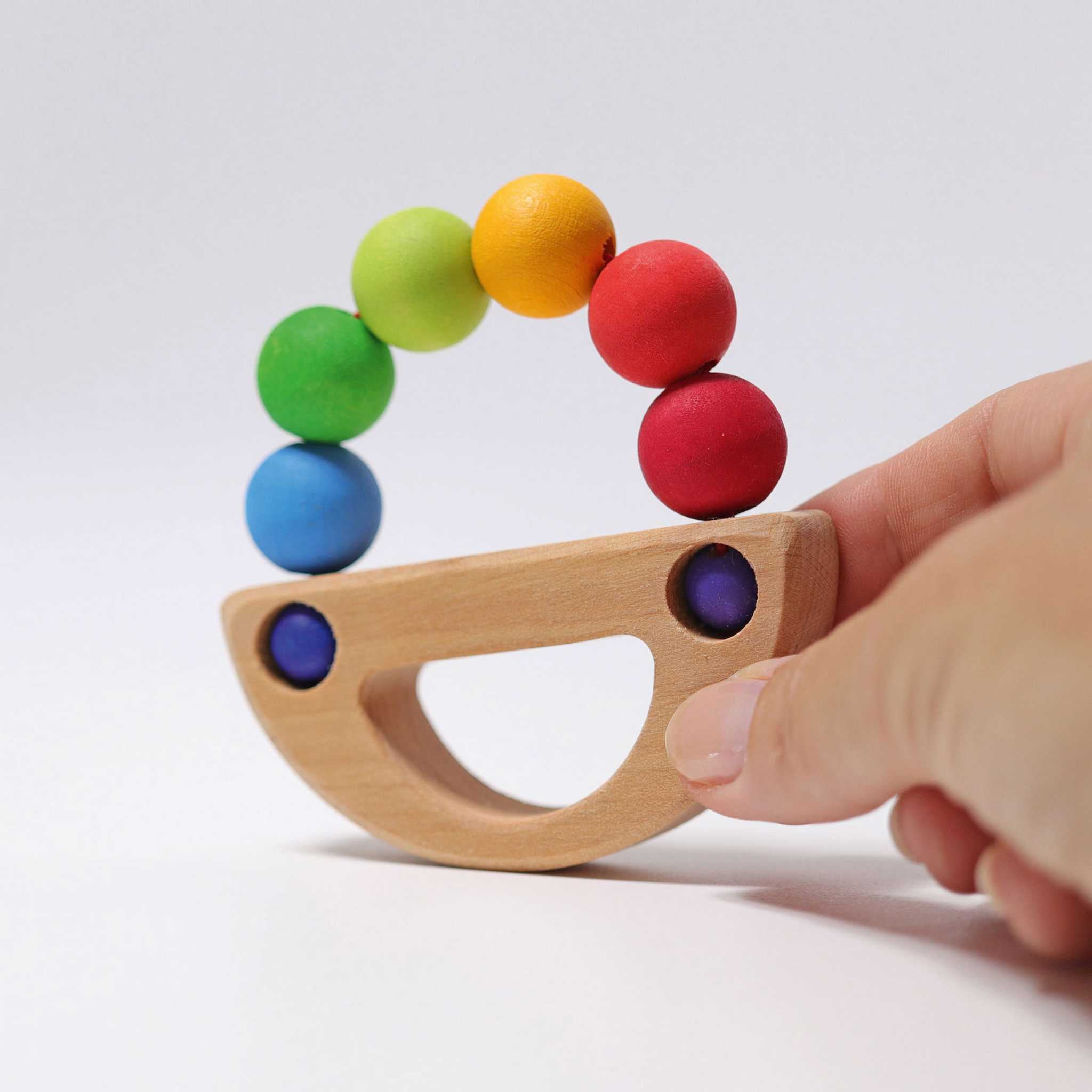 Grimm's Rainbow Boat Grasping Toy