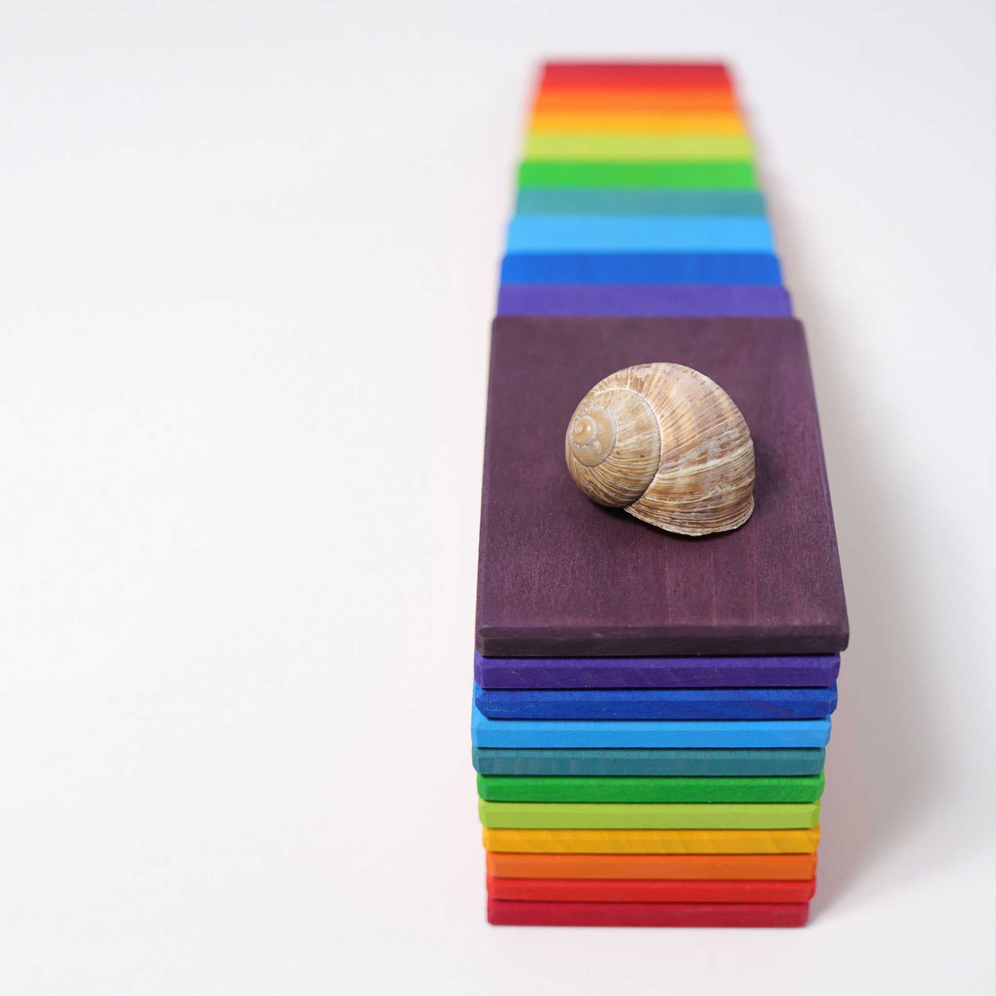 Grimm's Rainbow Building Boards - Top Down