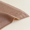 Hvid Felix Merino Wool Blanket in Rose Material Edge Close Up