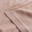 Hvid Merino Wool Bibi Blanket In Apricot Corner Detail