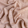 Hvid Merino Wool Bibi Blanket In Apricot Material Detail