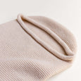 Hvid Merino Wool Cocoon In Oat Hood Detail