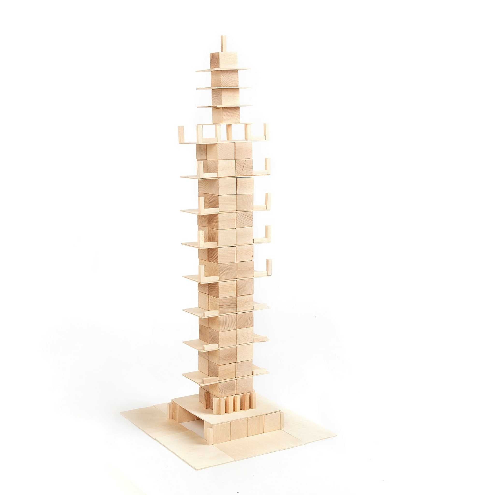 Just Blocks Medium Set Tower Configuration