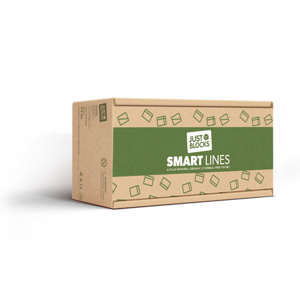 Just Blocks Smart Lines Mini Set 20 Pieces Packaging