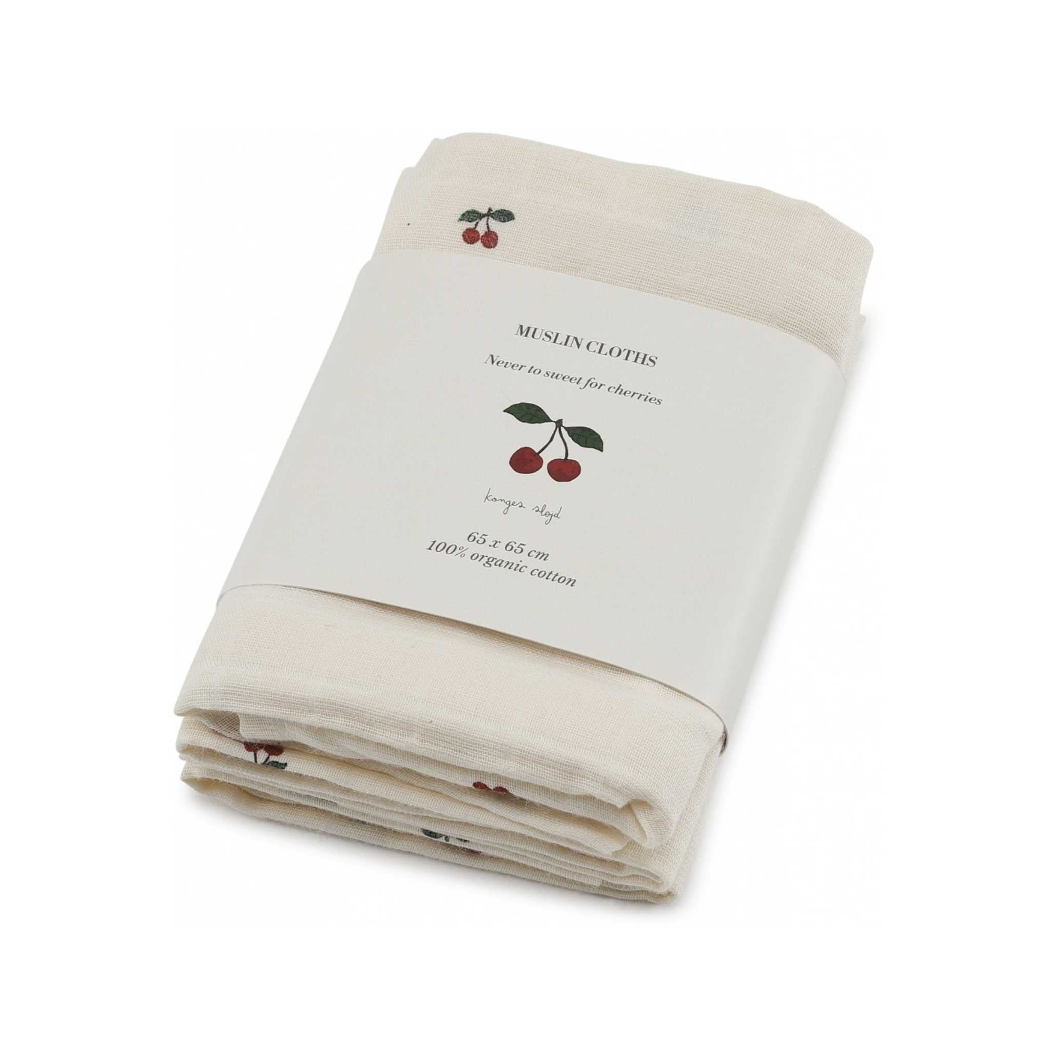 Konges Slojd Cherry Muslins In Packaging