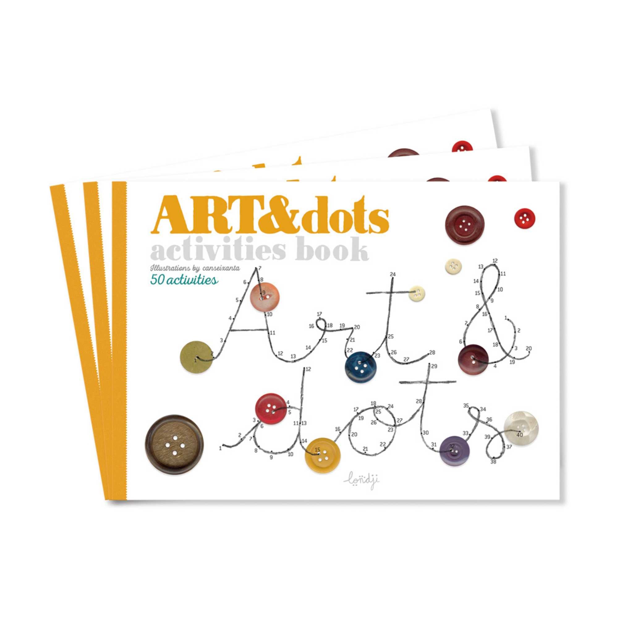 Londji Art & Dots Activity Book Front Page