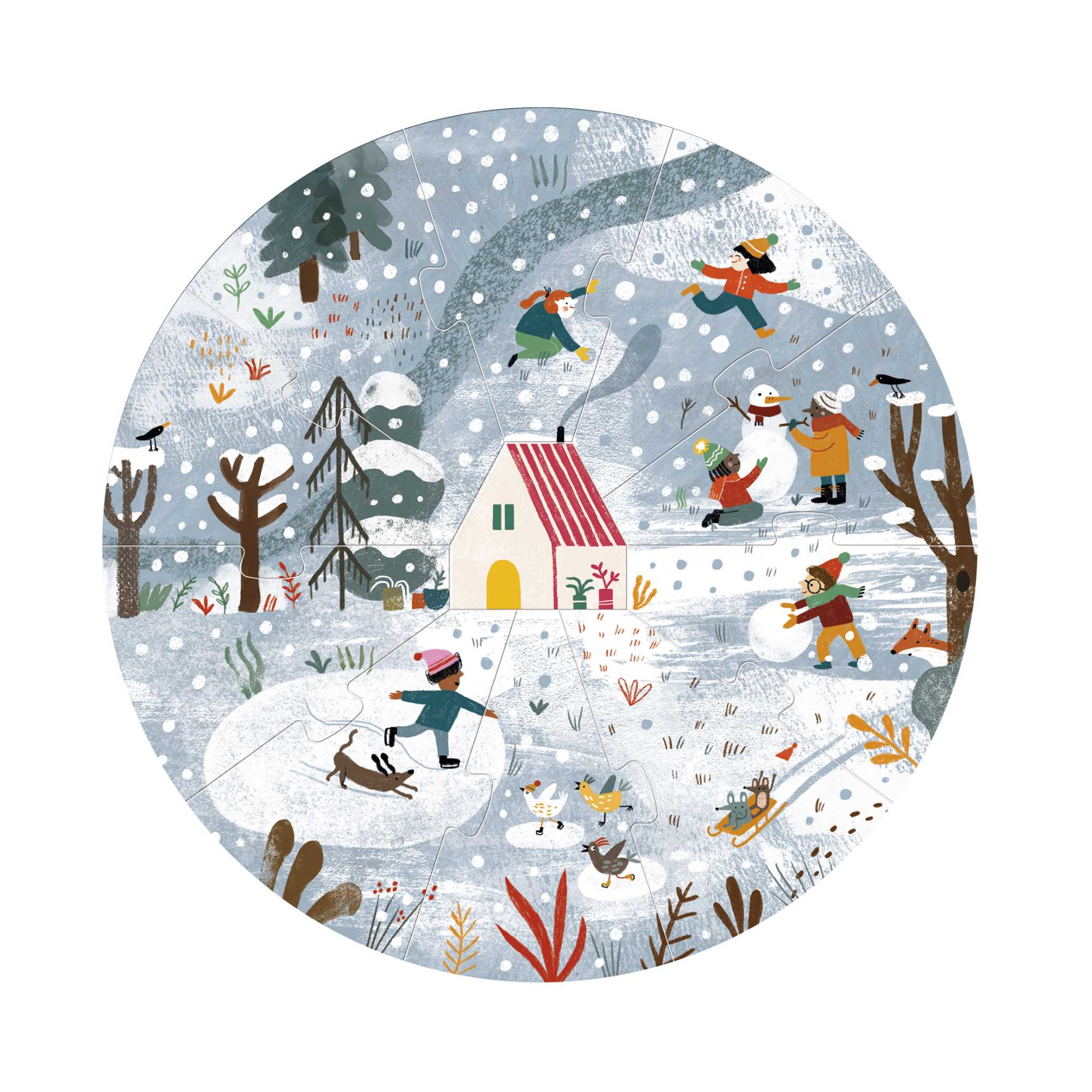 Londji-A-Home-For-Nature-Puzzle-Completed-Winter-On-White-Background