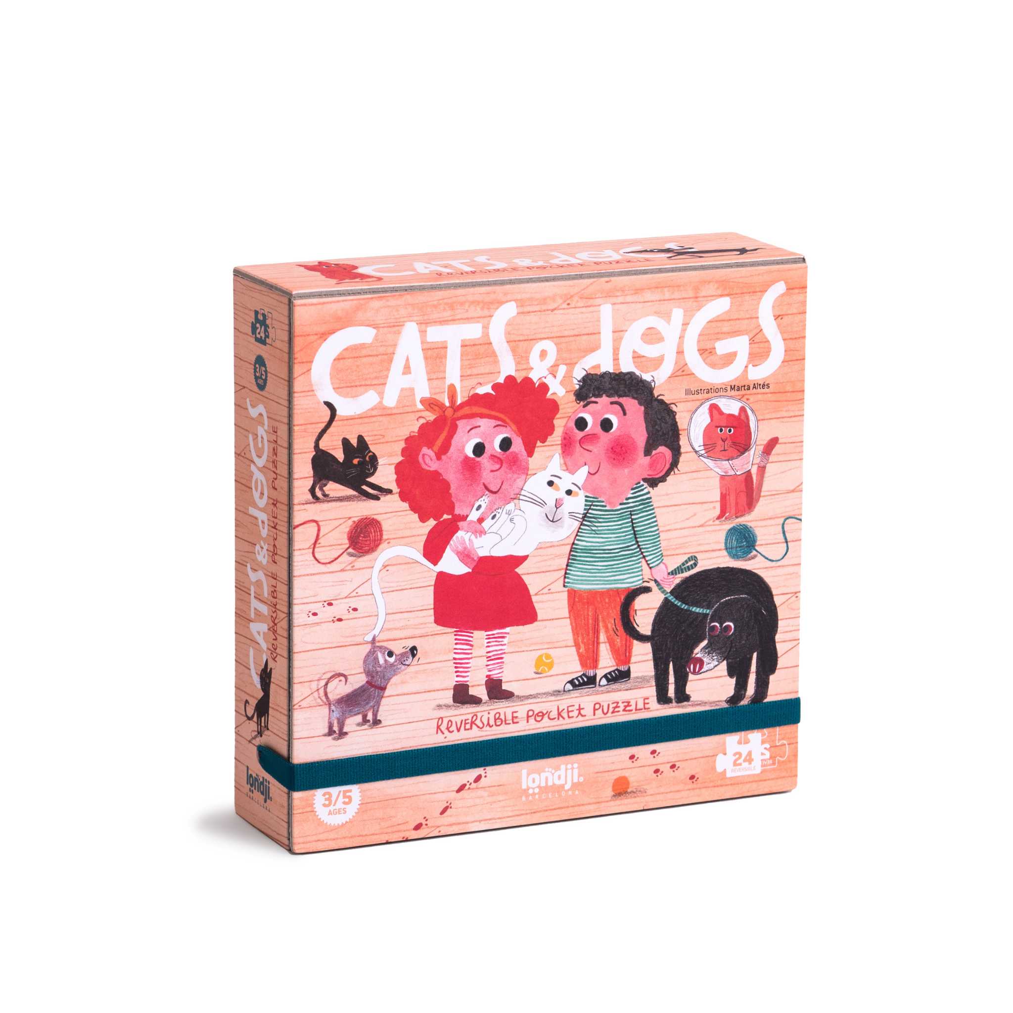 Londji Cats & Dogs Pocket Puzzle Age 3 Plus - Main Image
