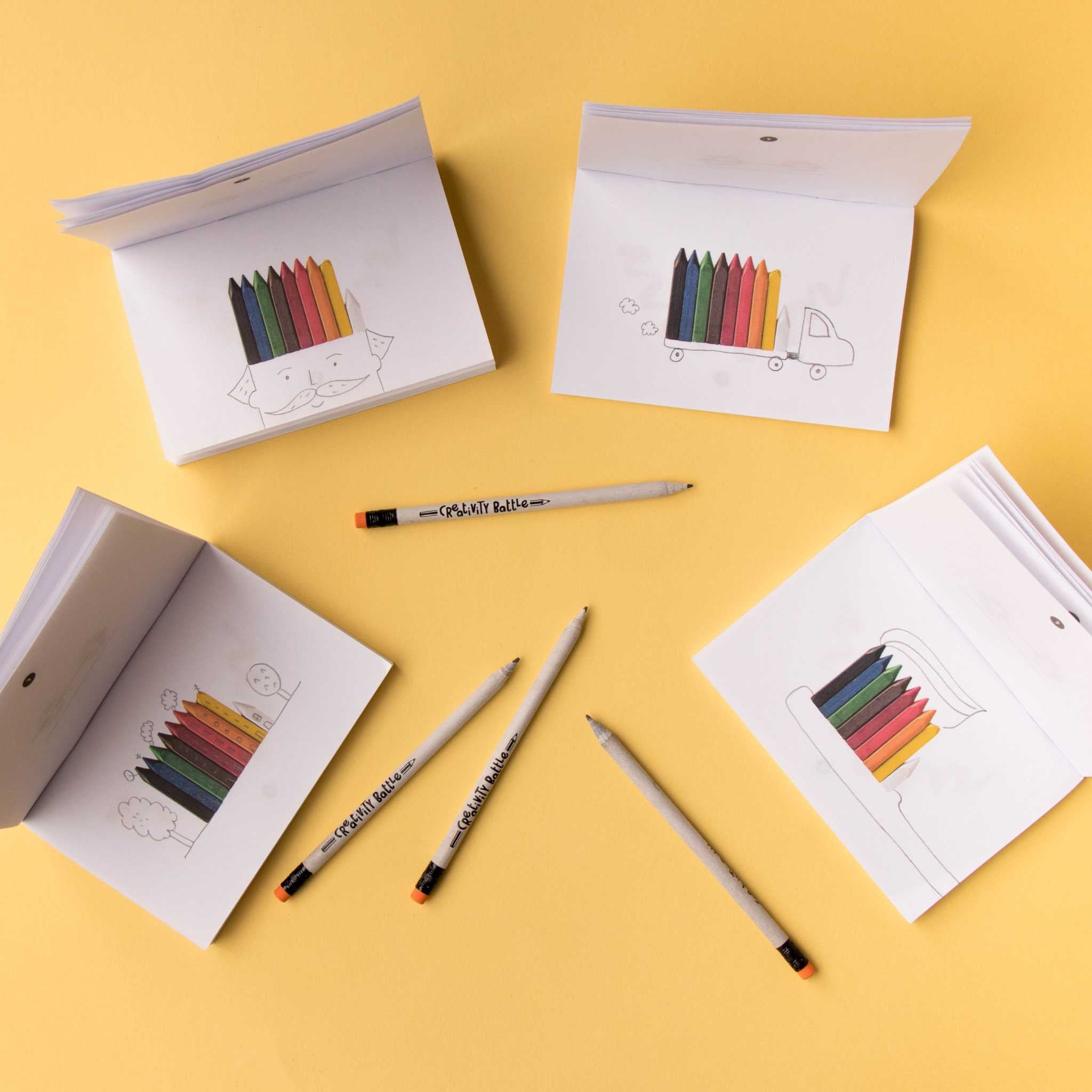 Londji Creativity Battle Activity Notebooks And Pencils