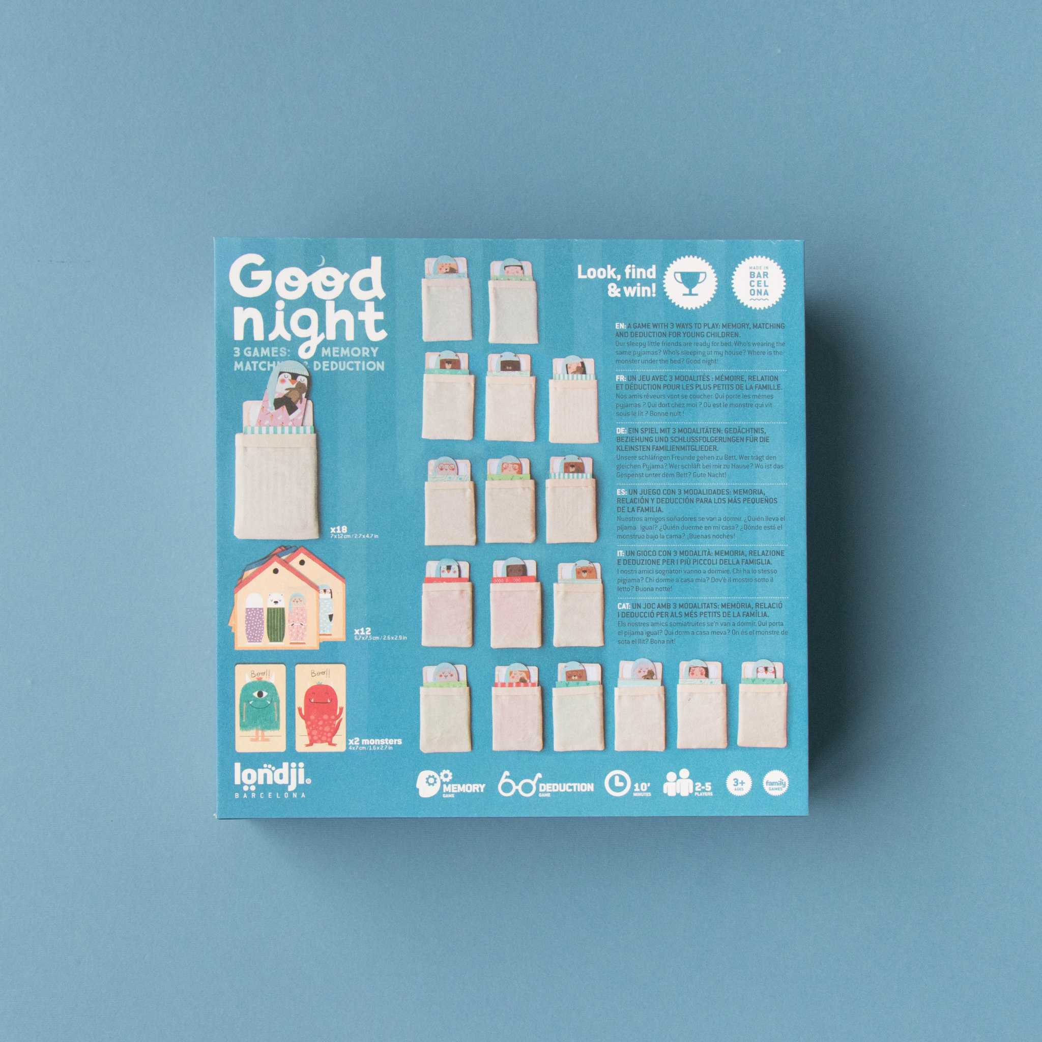 Londji Goodnight Game Back Of Box