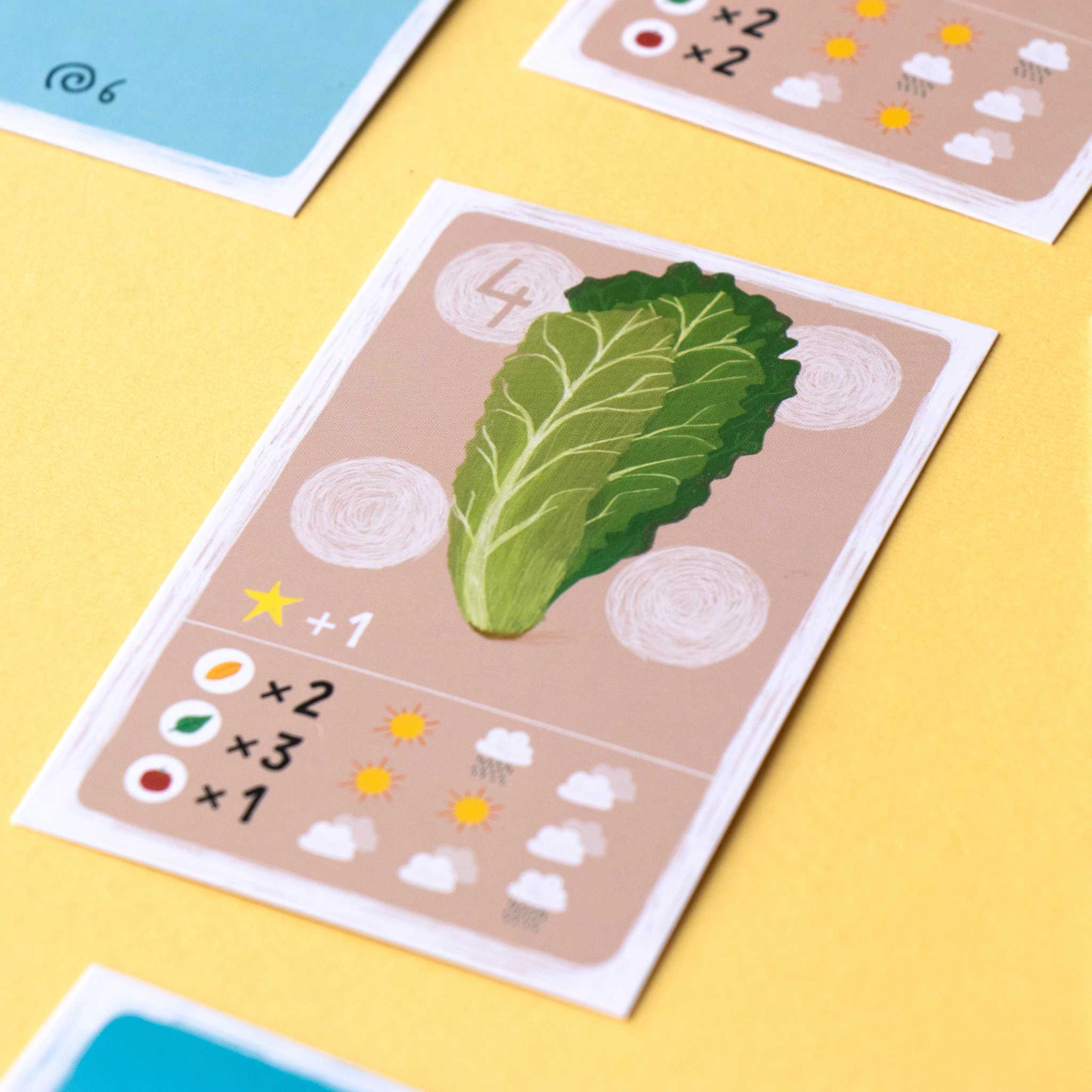 Londji Grow Up Game Close Up Lettuce Card
