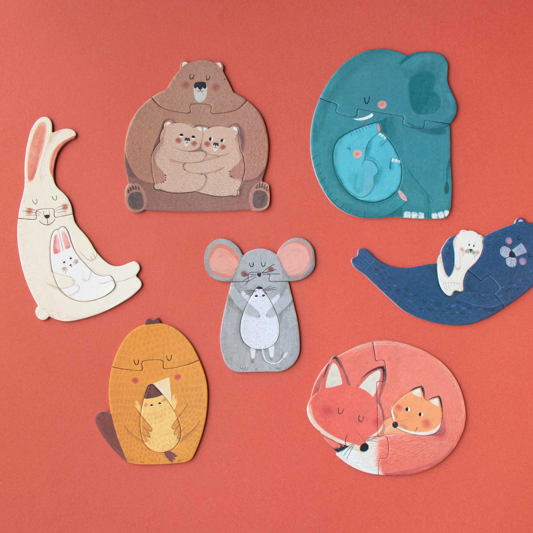 Londji Mama Jigsaw 7 Puzzles