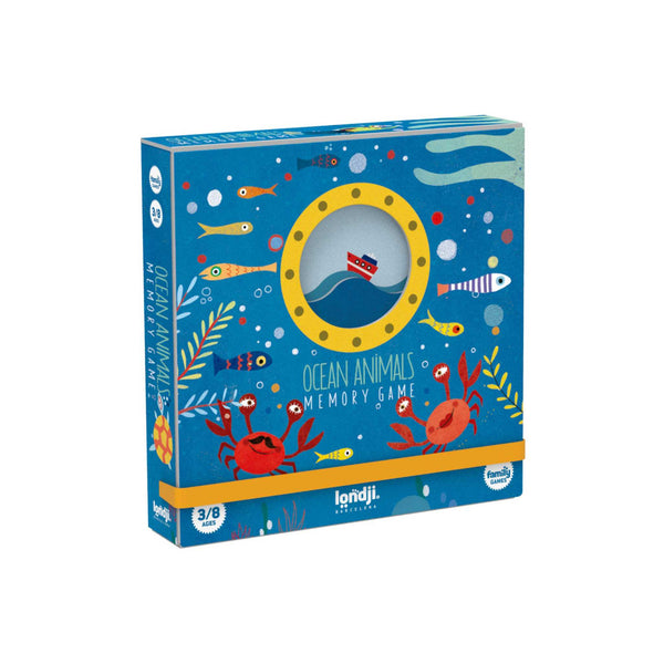 Londji Ocean Animals Memo Game Main Image Showing Box