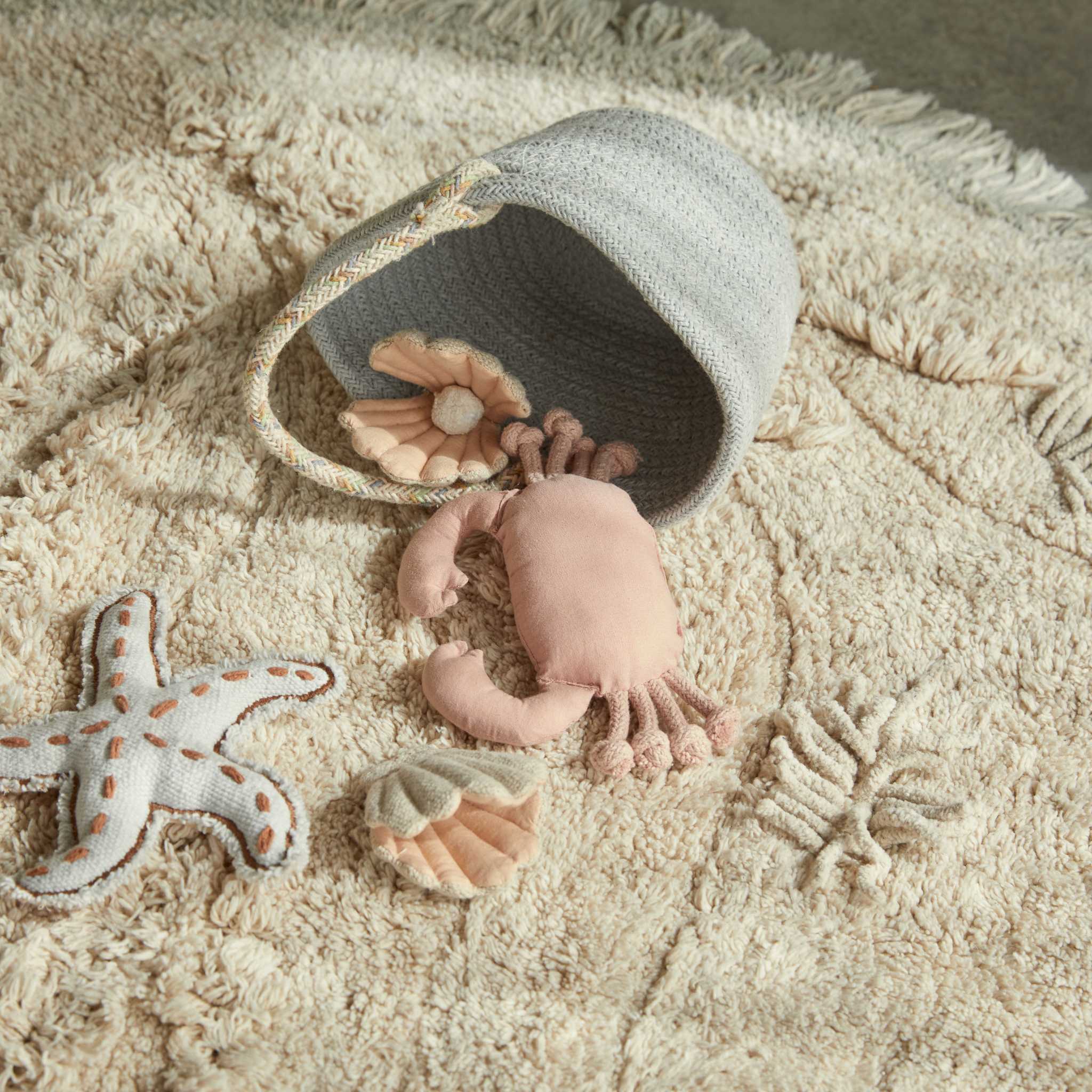Lorena Canals Washable Play Rug Island Elements Styled